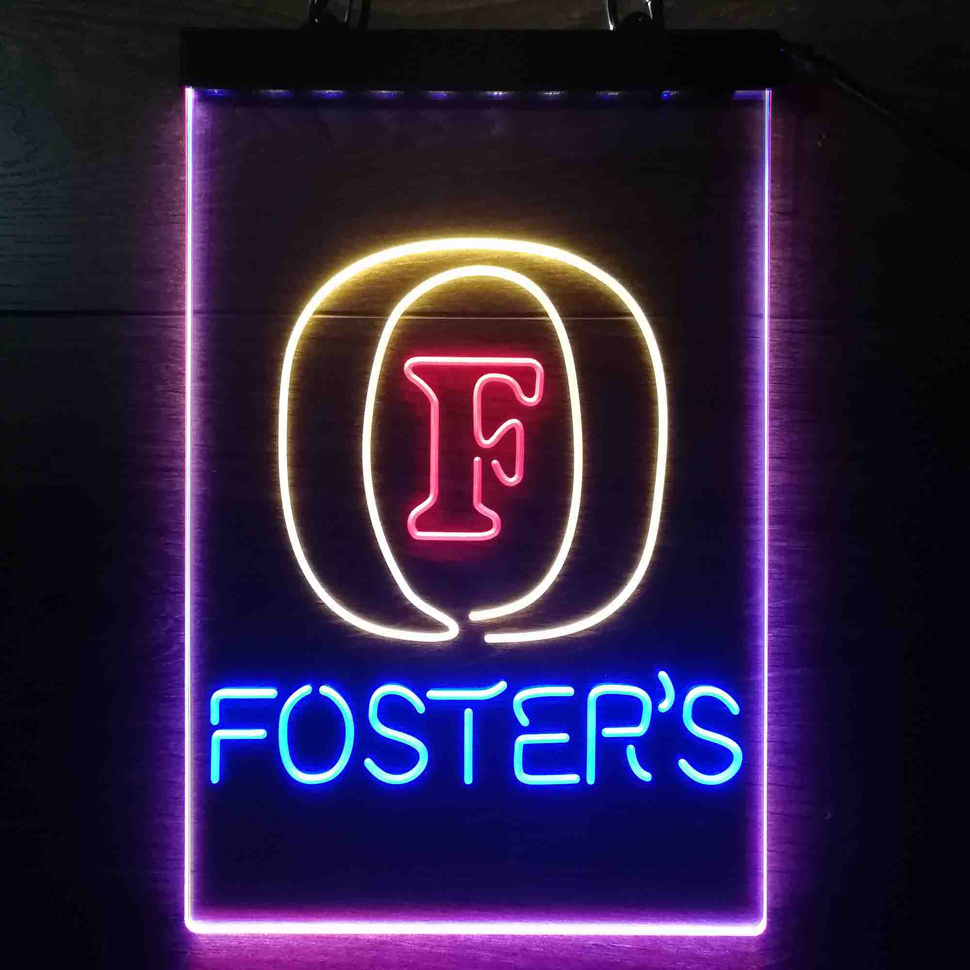 Foster's Beer Neon LED Sign 3 Colors - Image 8