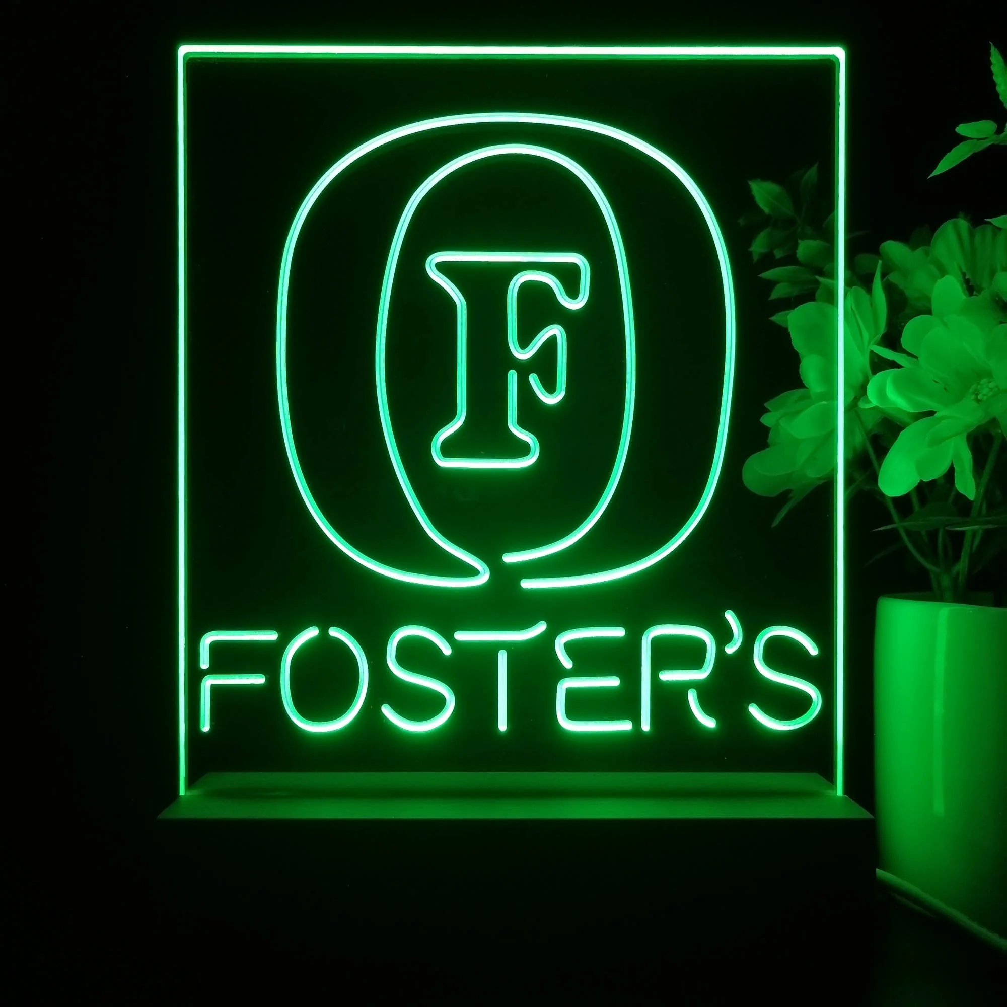 Foster's Beer 3D Illusion Night Light Desk Lamp - Image 3