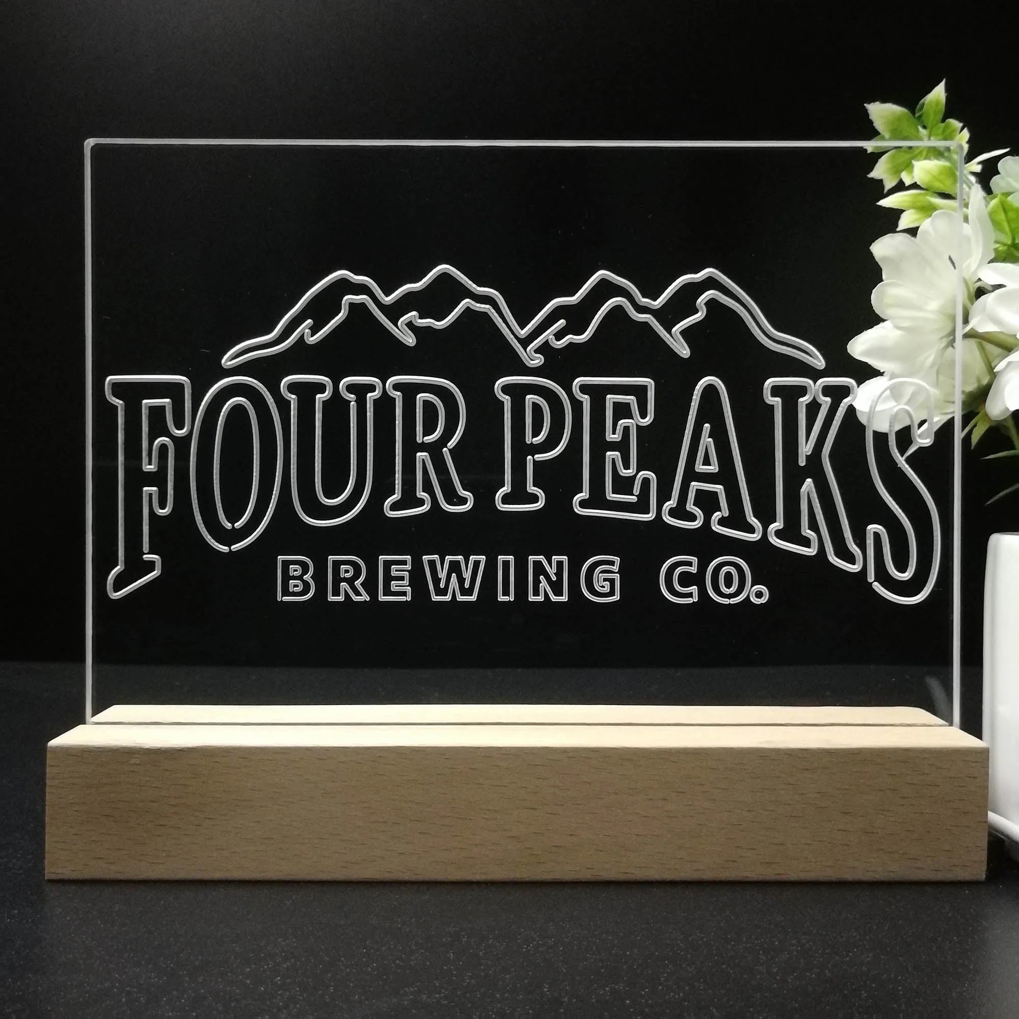 Four Peaks Brewing Co. Neon Sign Pub Bar Decor Lamp - Image 8