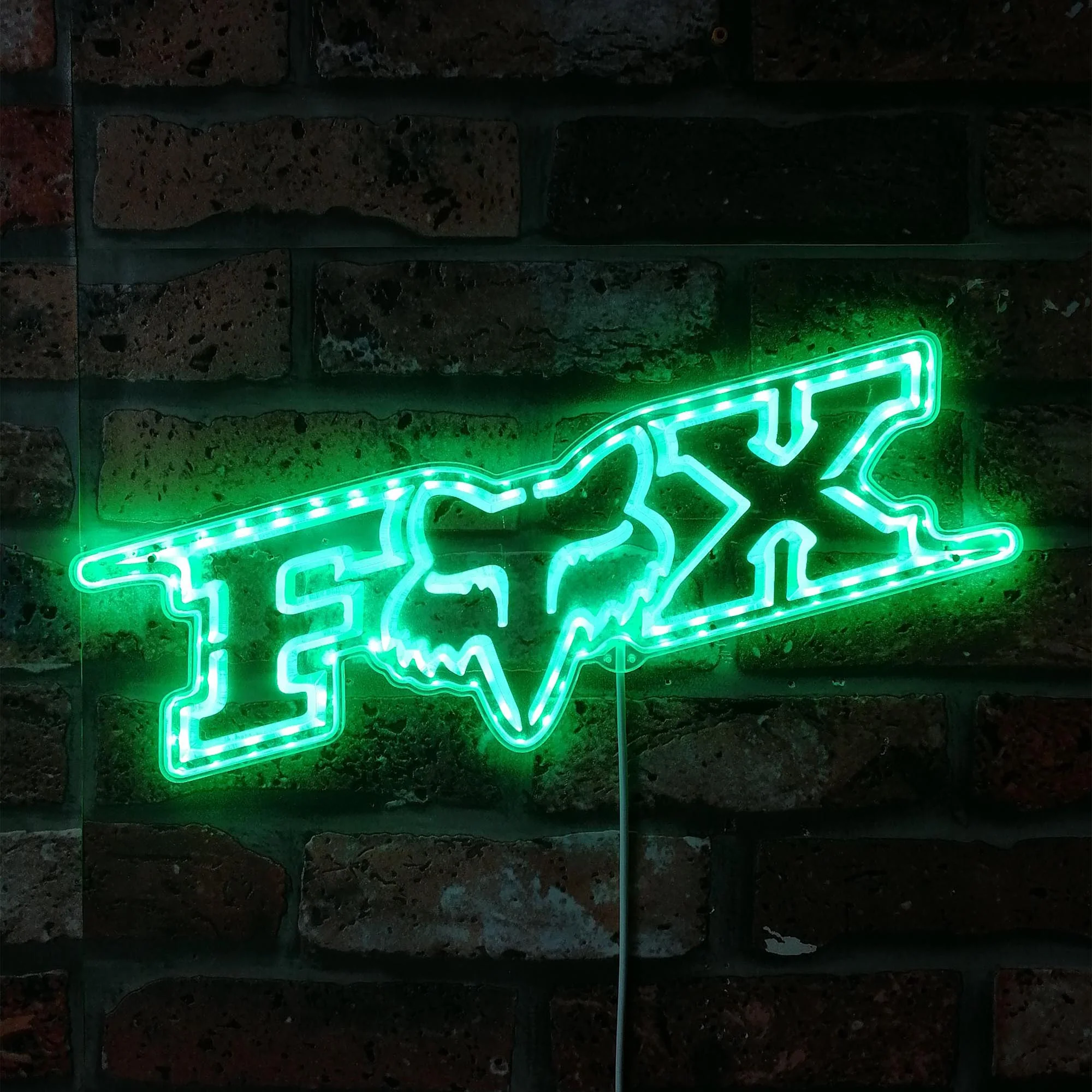 Fox Racing Neon LED Sign with Dynamic RGB Colors - Image 6