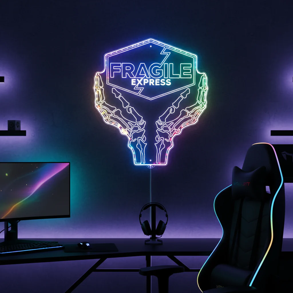Death Stranding Fragile Express Neon LED Sign with Dynamic RGB Colors - Image 8