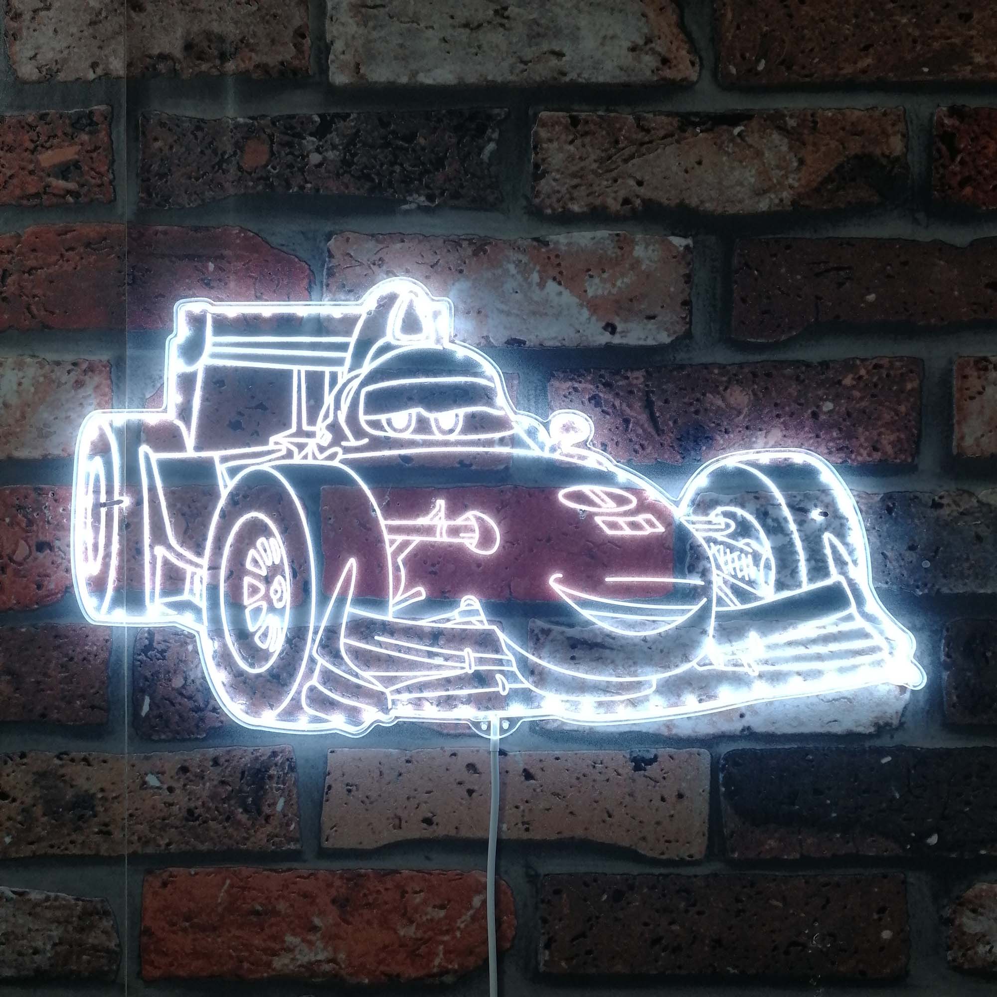Francesco Bernoulli Mcqueen Cartoon Neon LED Sign with Dynamic RGB Colors - Image 2