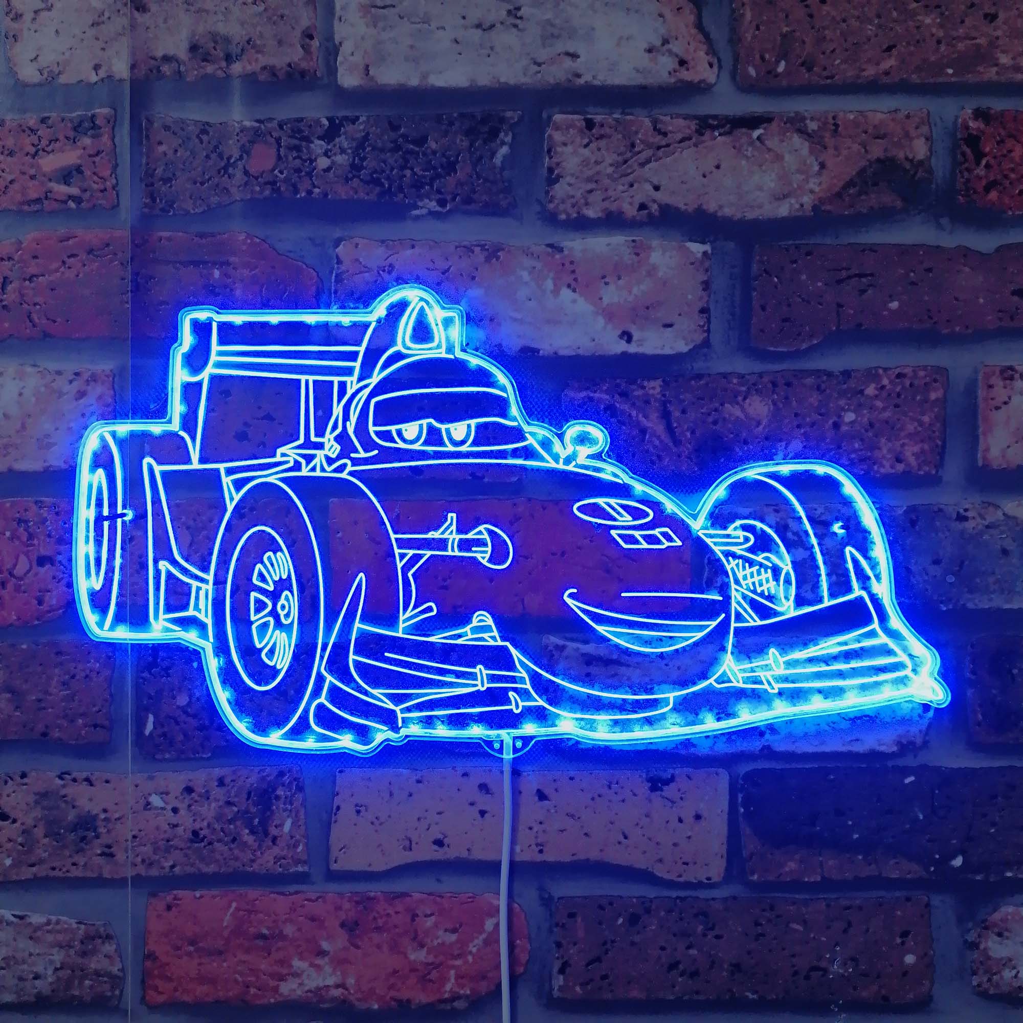 Francesco Bernoulli Mcqueen Cartoon Neon LED Sign with Dynamic RGB Colors - Image 5