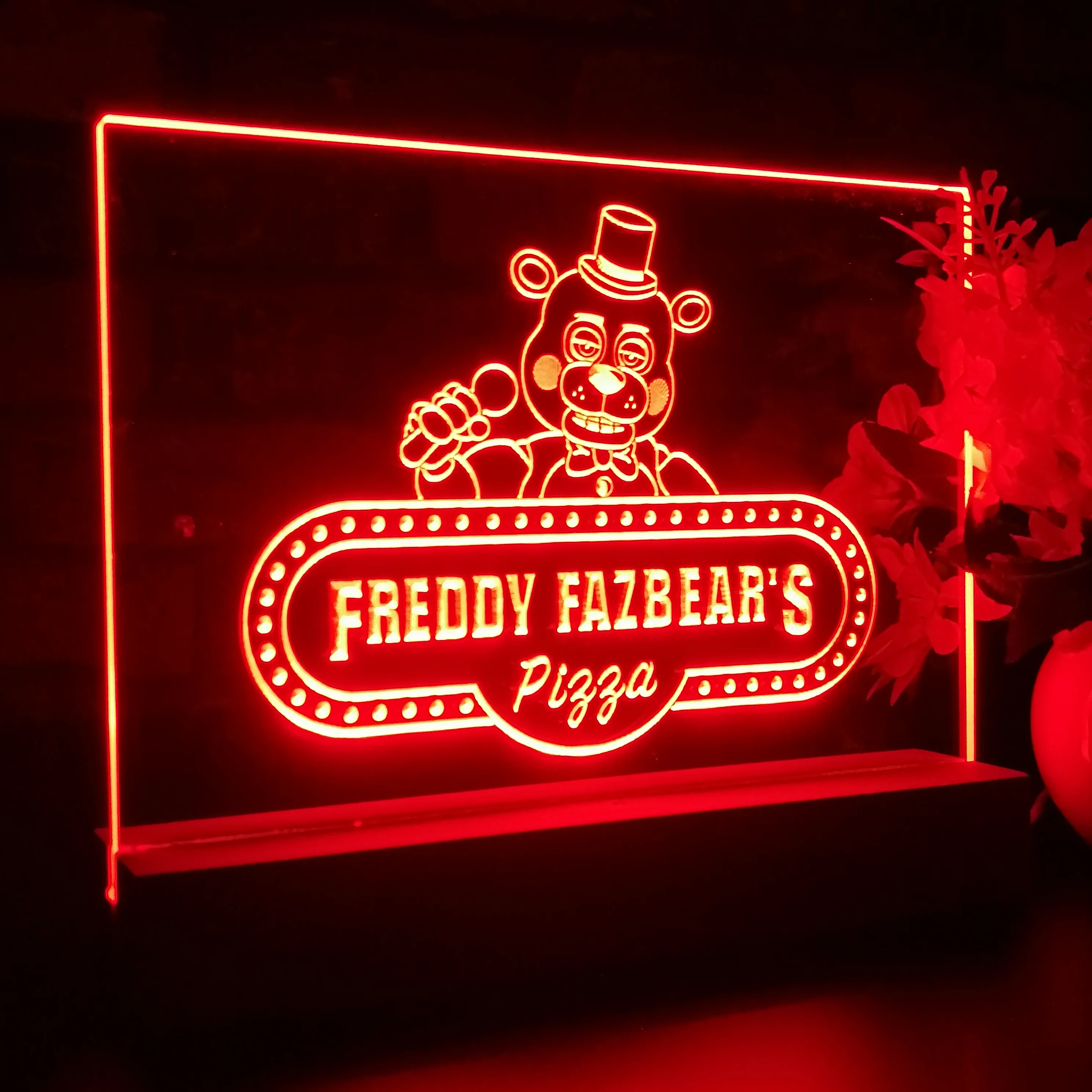 Freddy Fazbear's Pizzaplace FNAF Neon-like Led Night Desk Lamp - Image 6