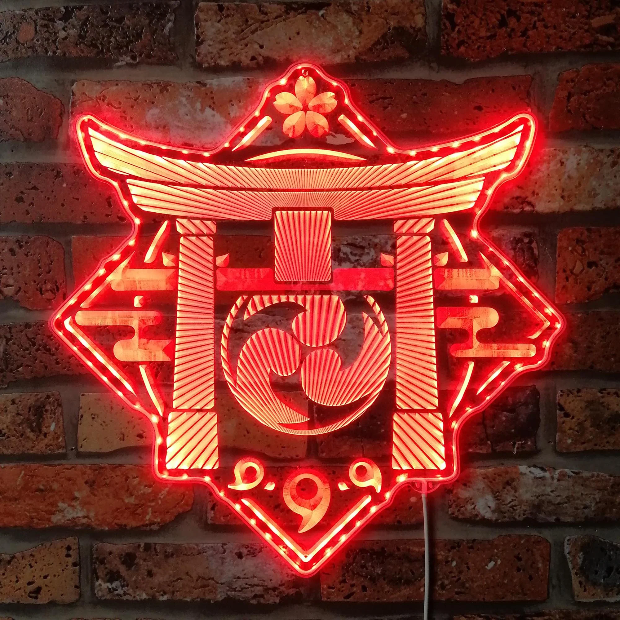 Genshin Neon LED Sign with Dynamic RGB Colors - Image 3