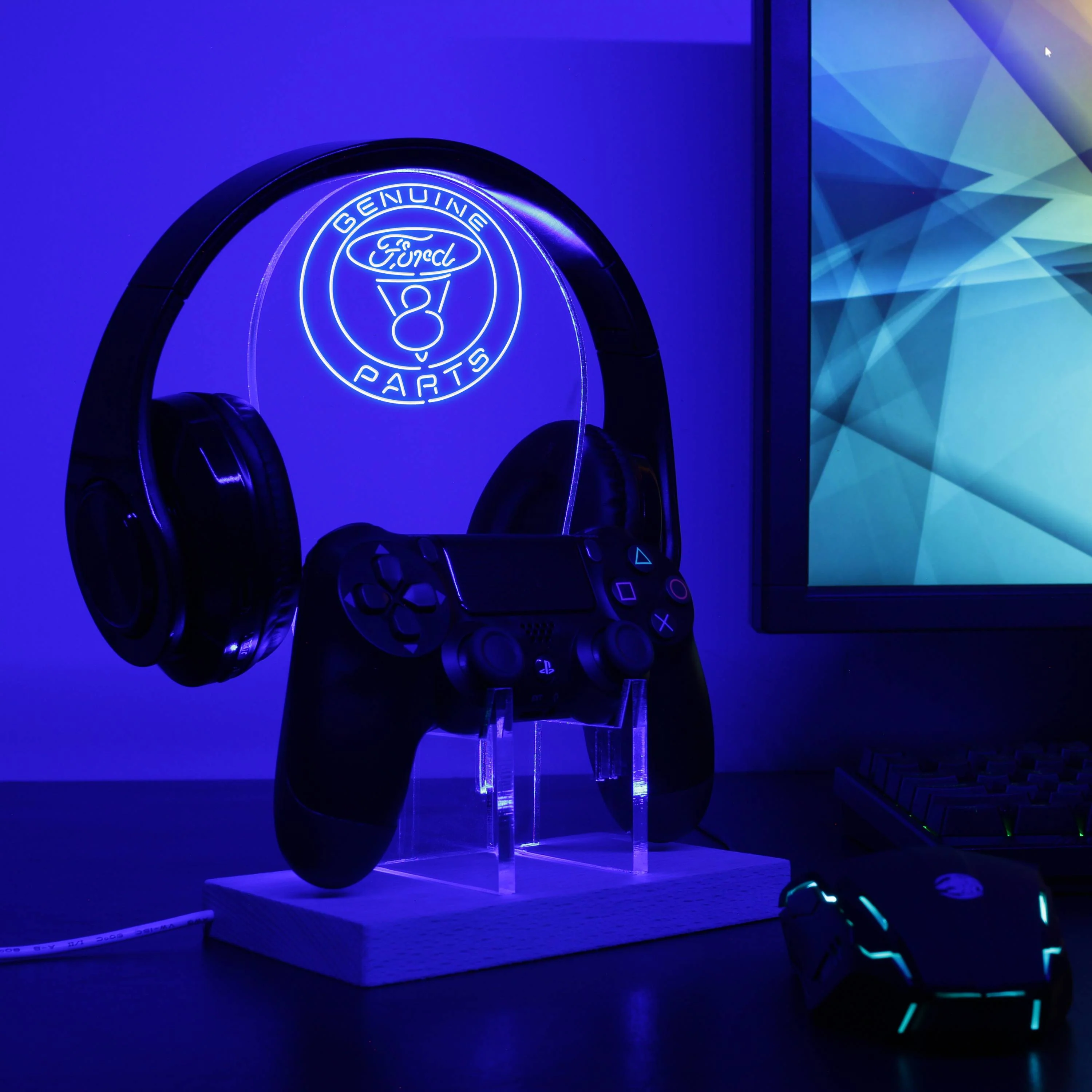 Genuine Ford LED Gaming Headset Controller Stand - Image 2