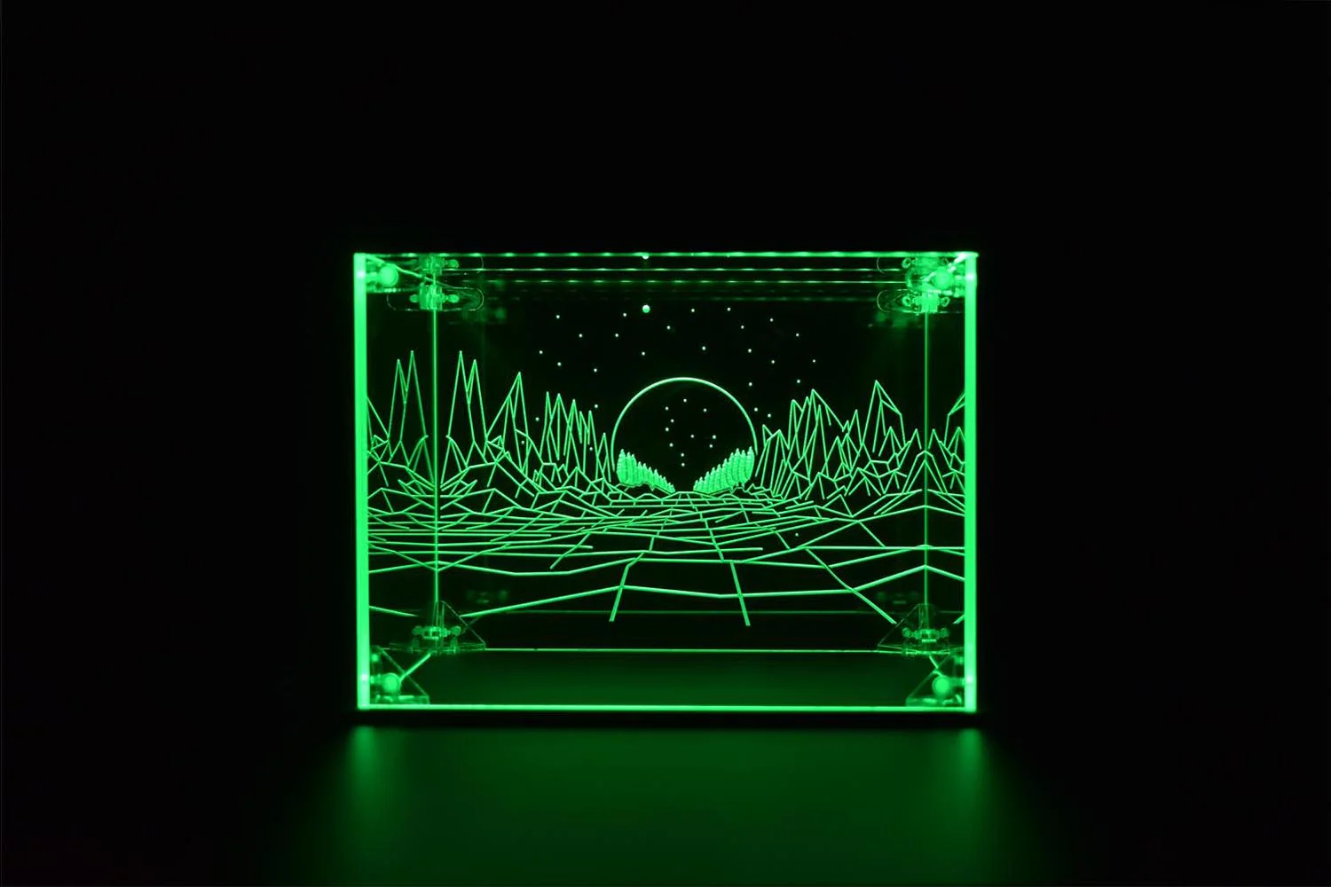 Geometric Mount LED Display Case for Diecast Scale Cars, Lego - Image 5