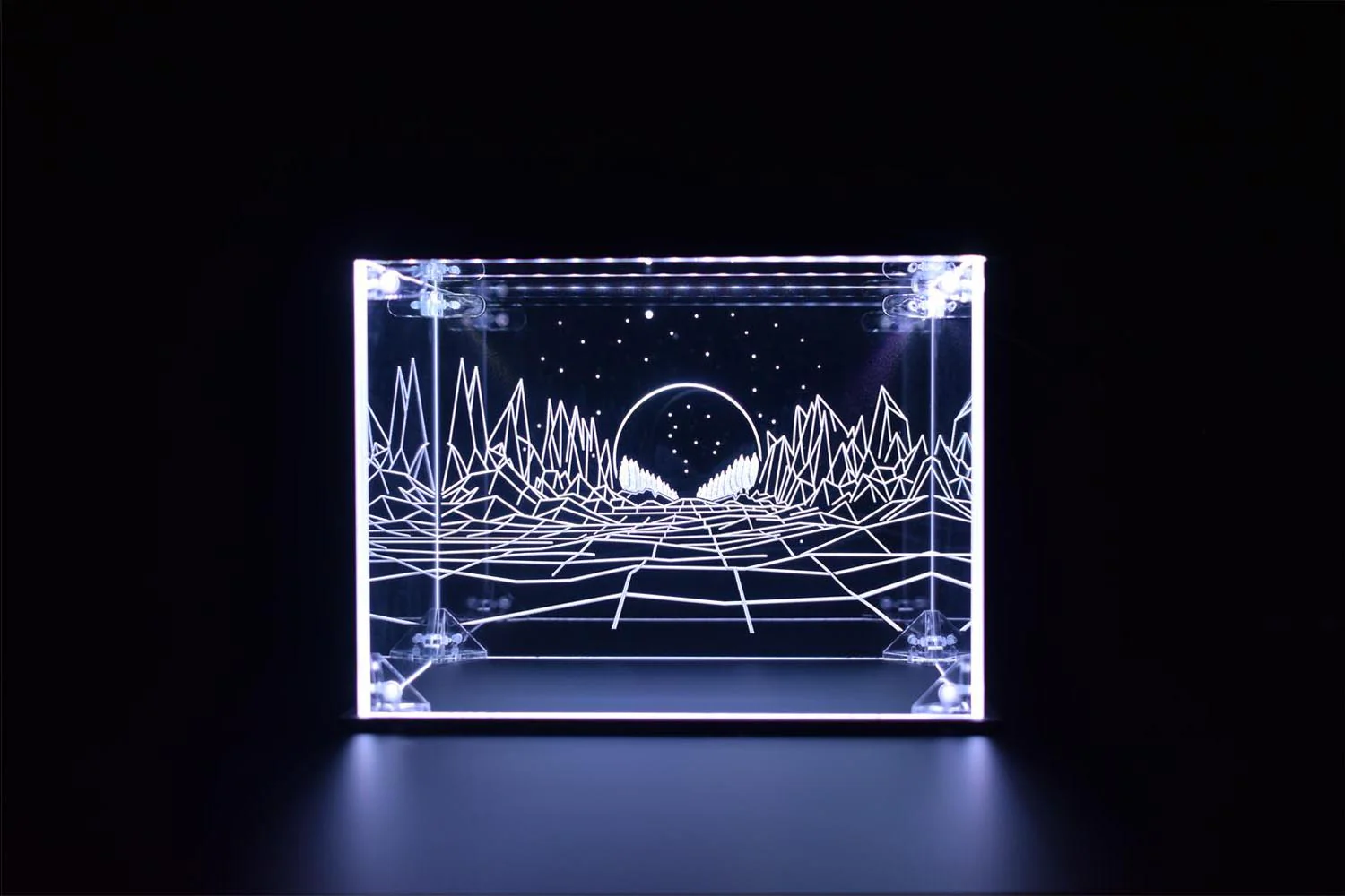 Geometric Mount LED Display Case for Diecast Scale Cars, Lego - Image 6