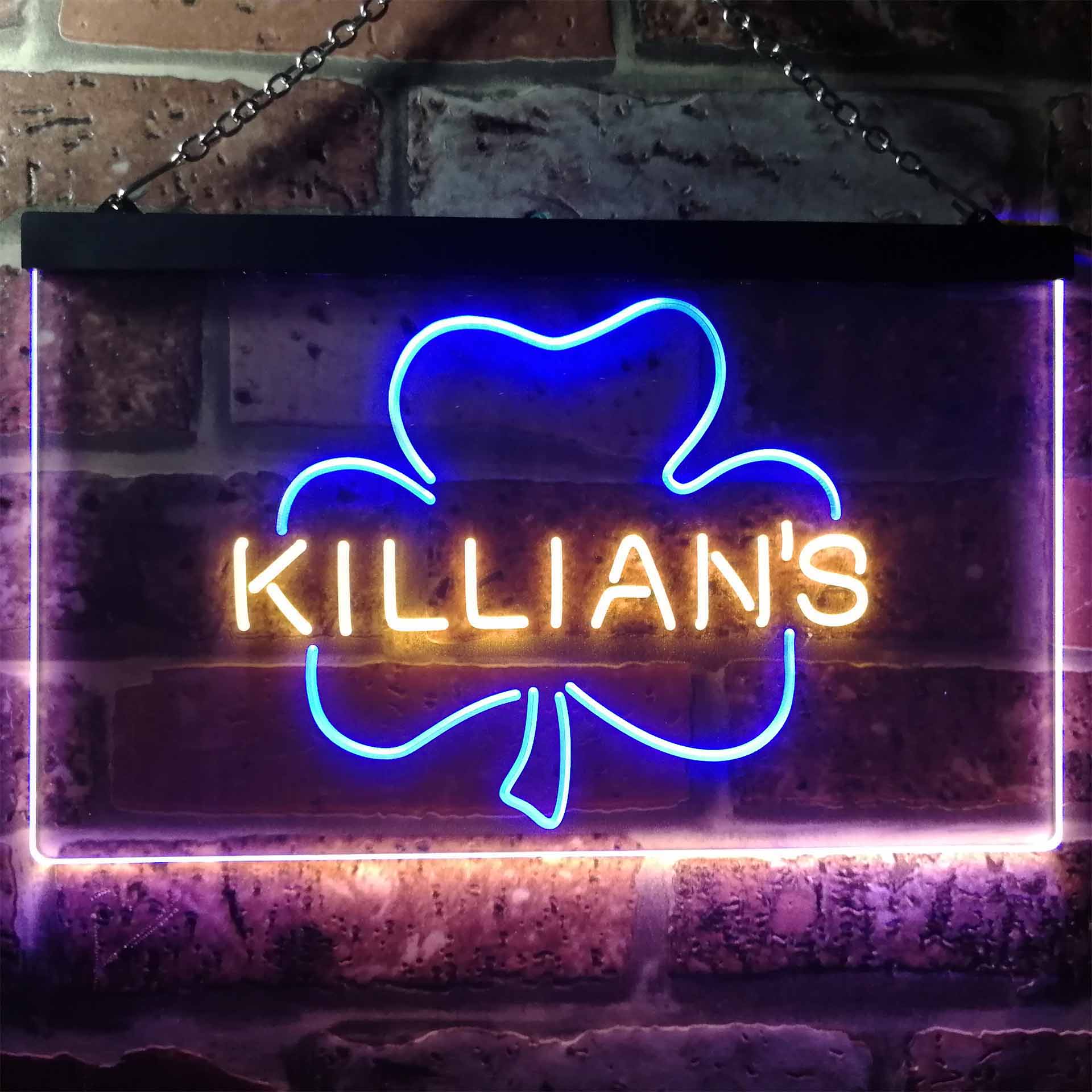 George Killian's Irish Red Shamrock Neon-Like LED Sign - Image 11