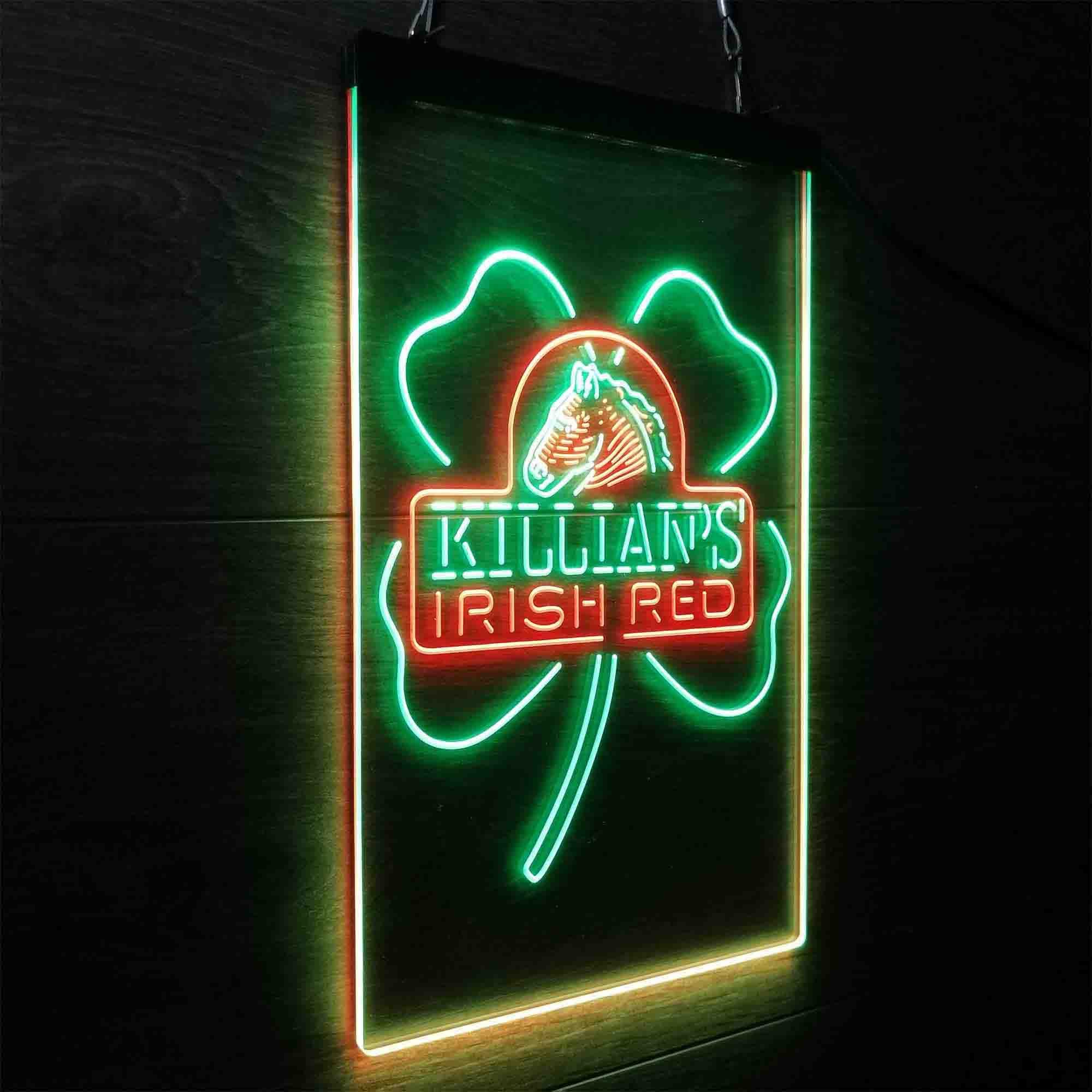 George Killian's Irish Red Shamrock Neon-Like LED Sign - Image 18