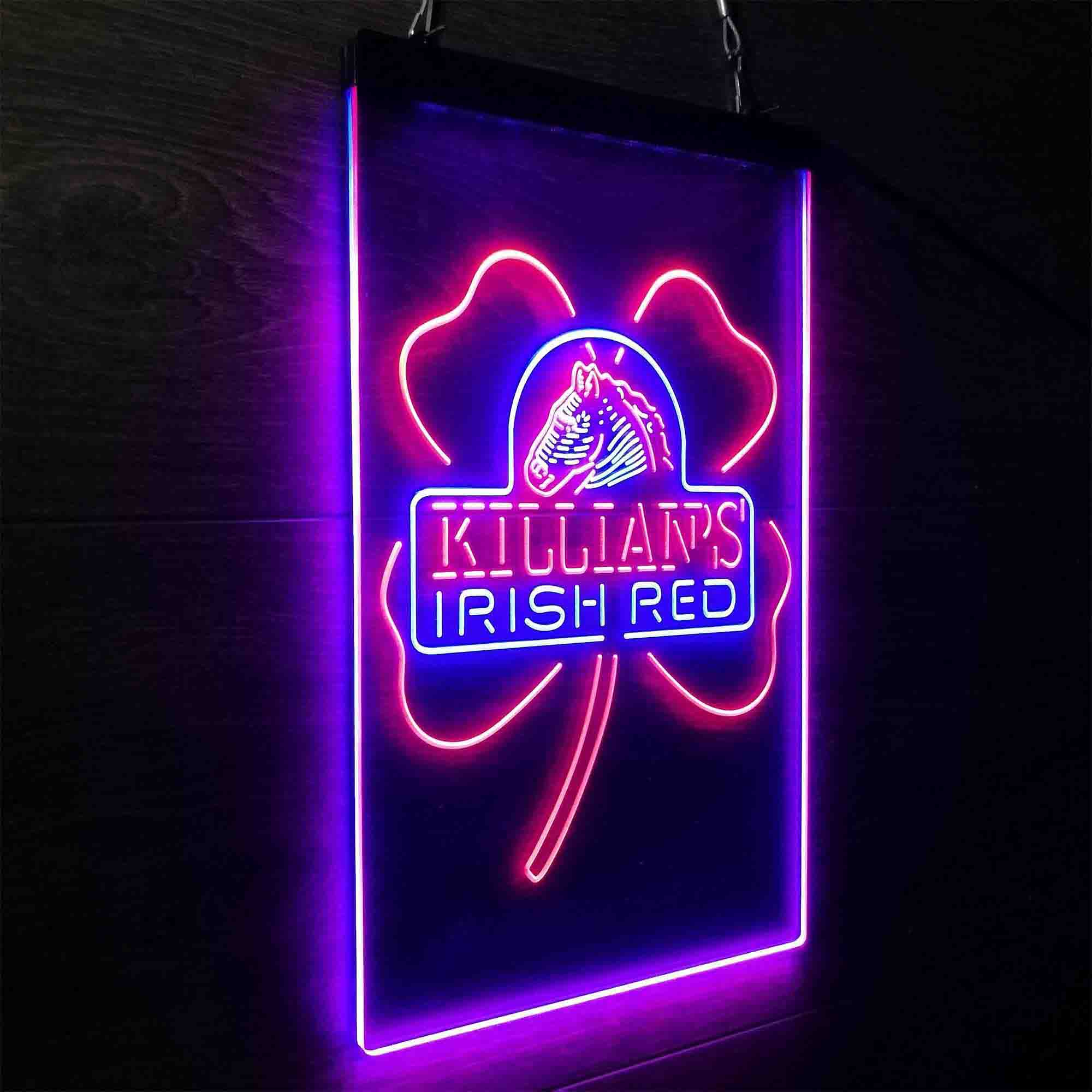 George Killian's Irish Red Shamrock Neon-Like LED Sign - Image 19