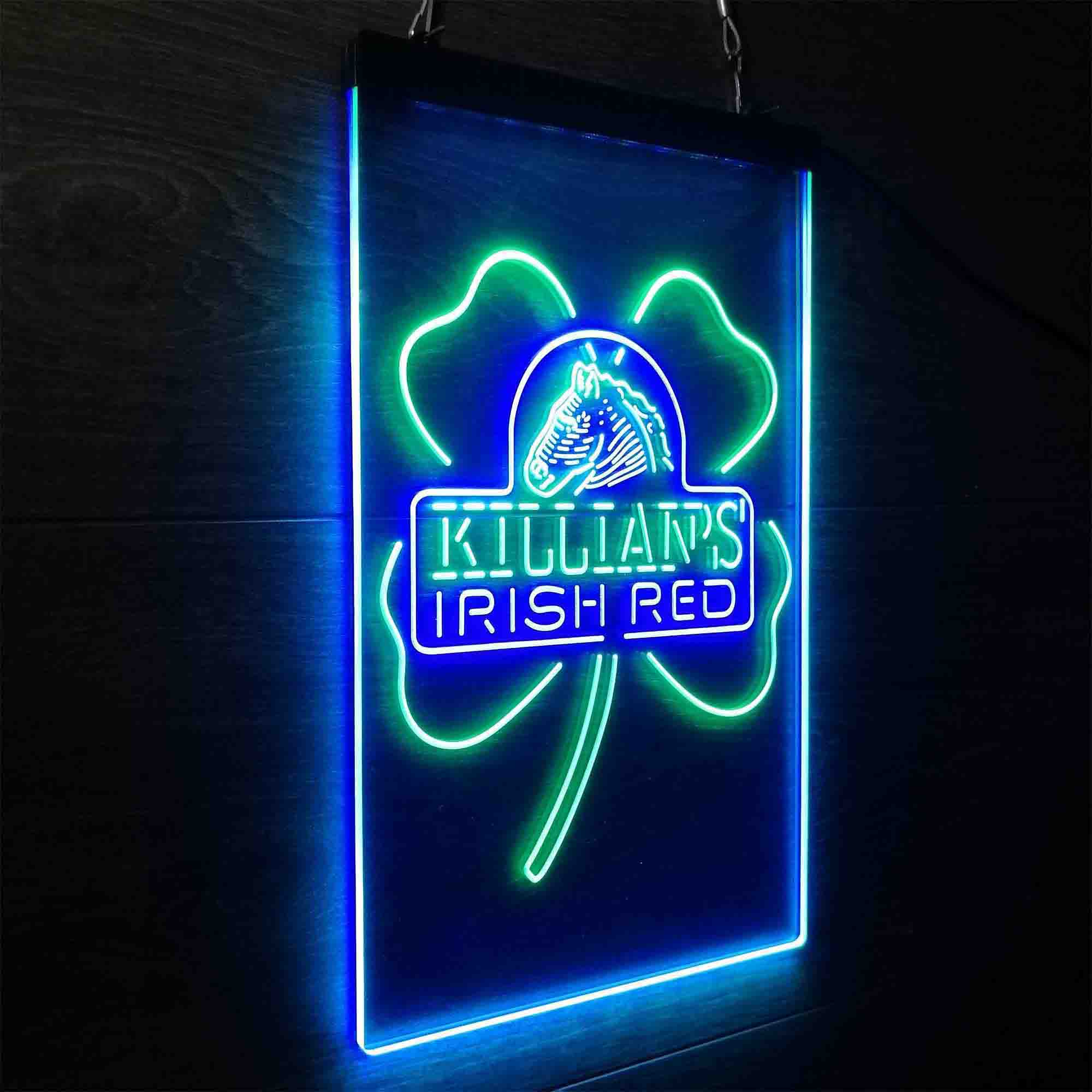 George Killian's Irish Red Shamrock Neon-Like LED Sign - Image 22