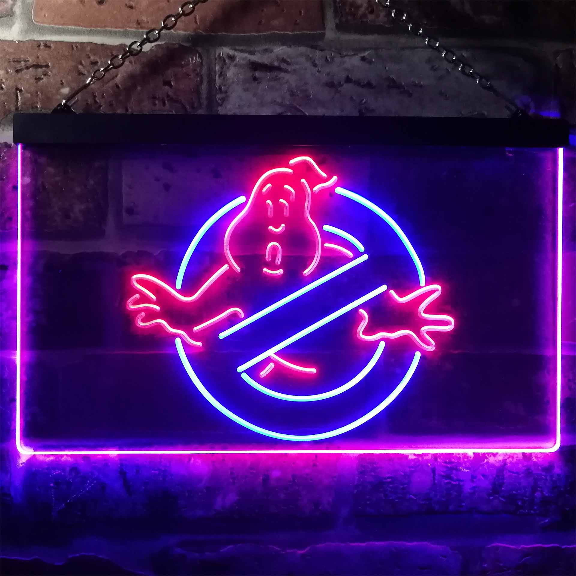 Ghostbusters No Ghosts Halloween LED Neon Sign - Image 4