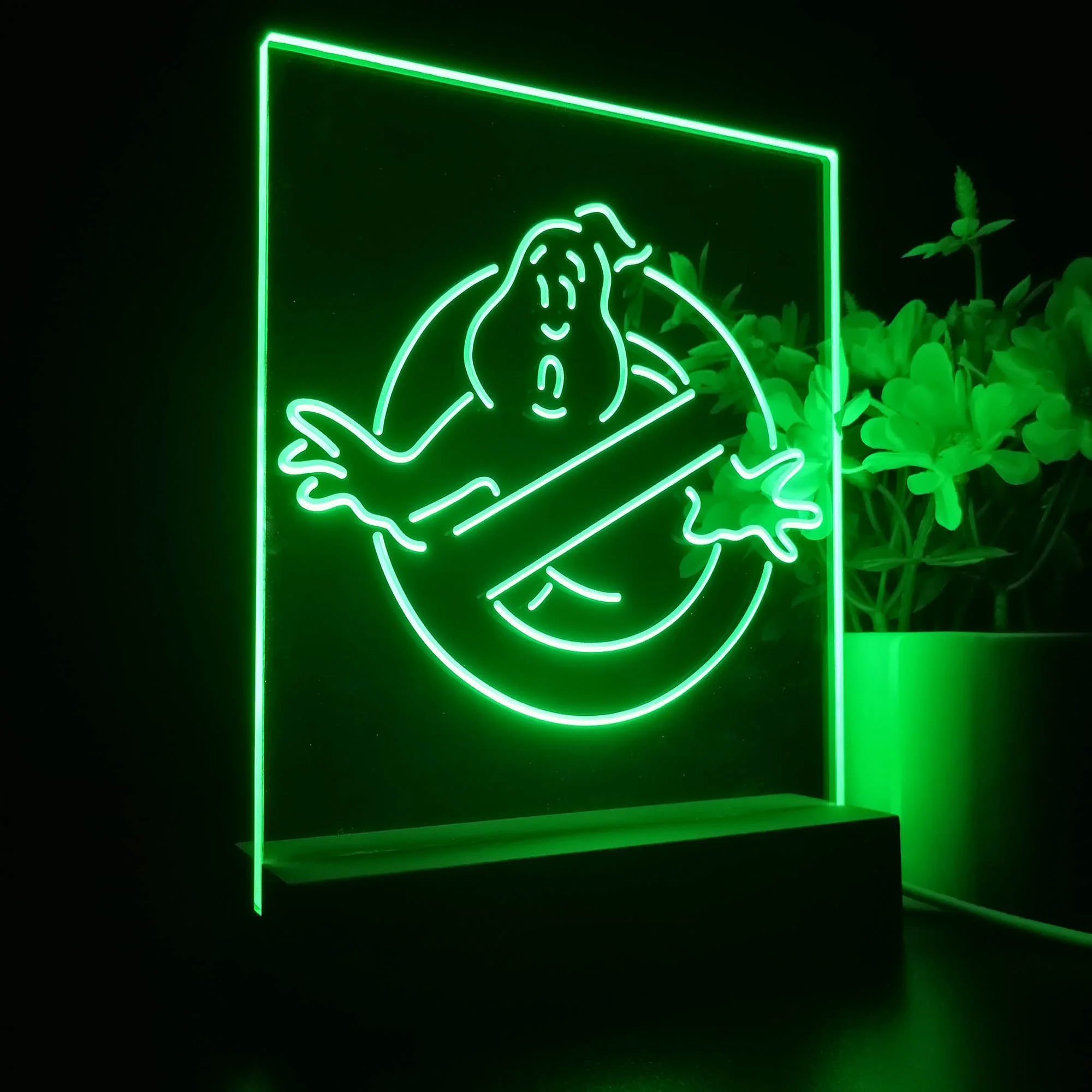 Ghostbusters No Ghosts 3D Illusion Night Light Desk Lamp - Image 6