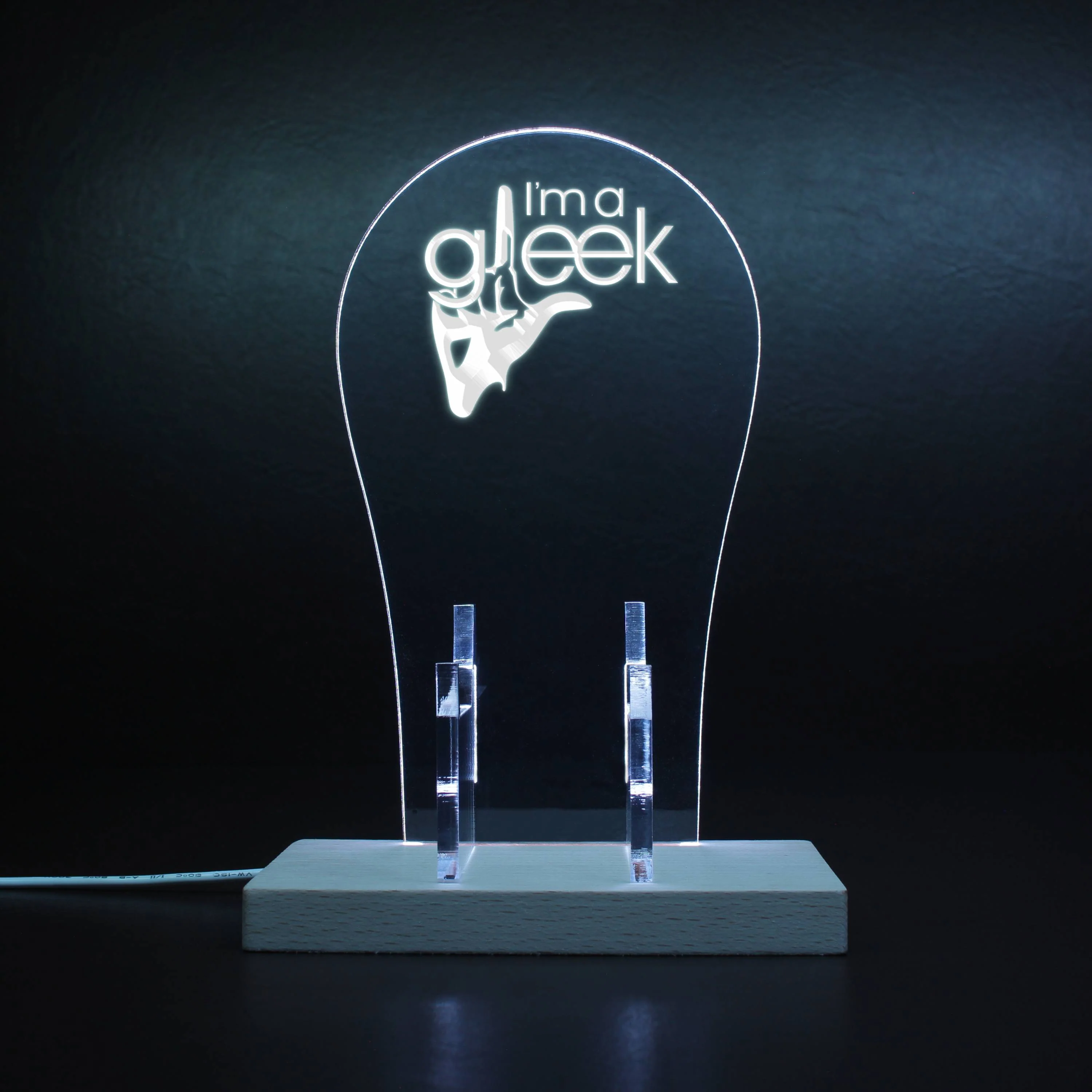 Gleek Is The New Chic Glee RGB LED Gaming Headset Controller Stand - Image 3