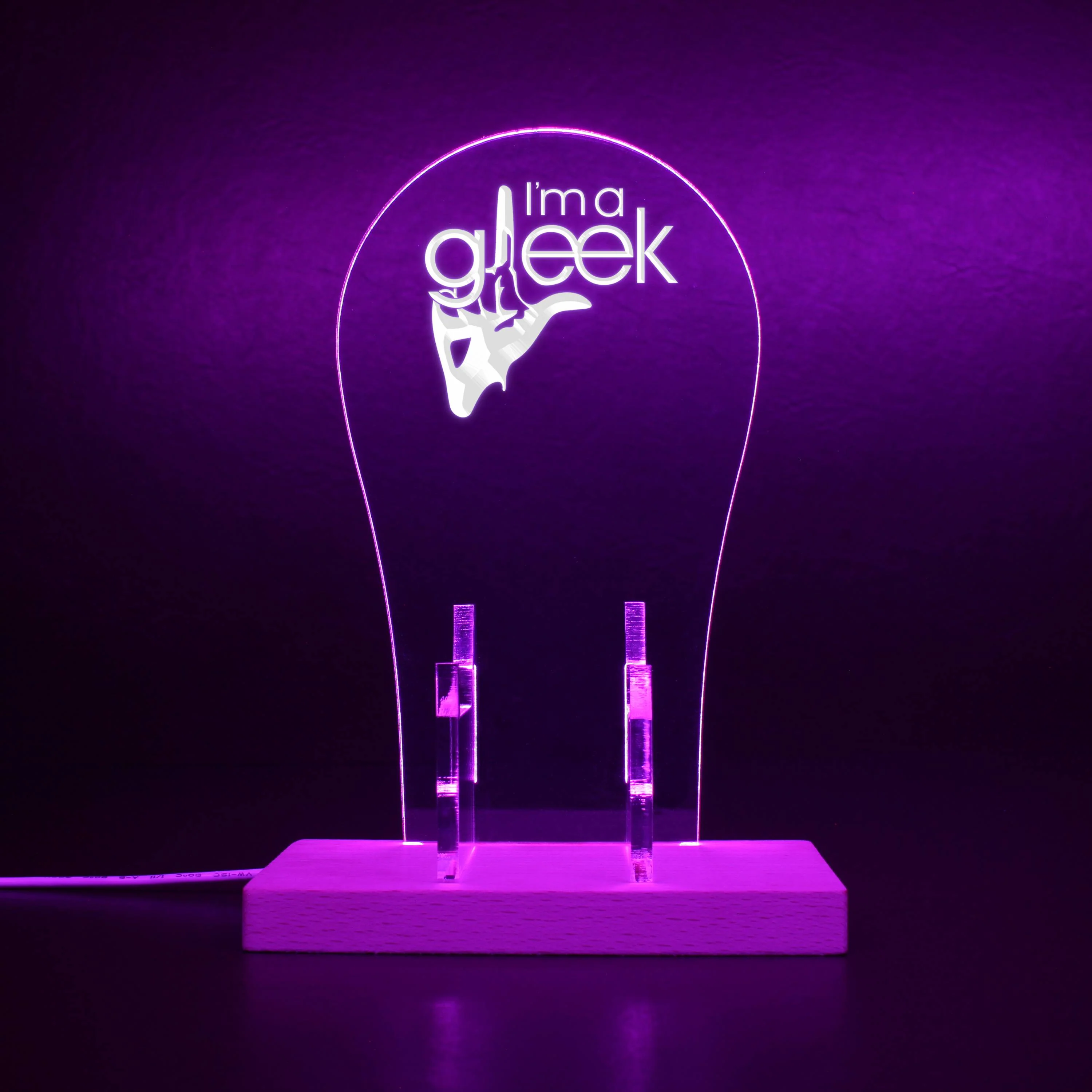 Gleek Is The New Chic Glee RGB LED Gaming Headset Controller Stand - Image 4
