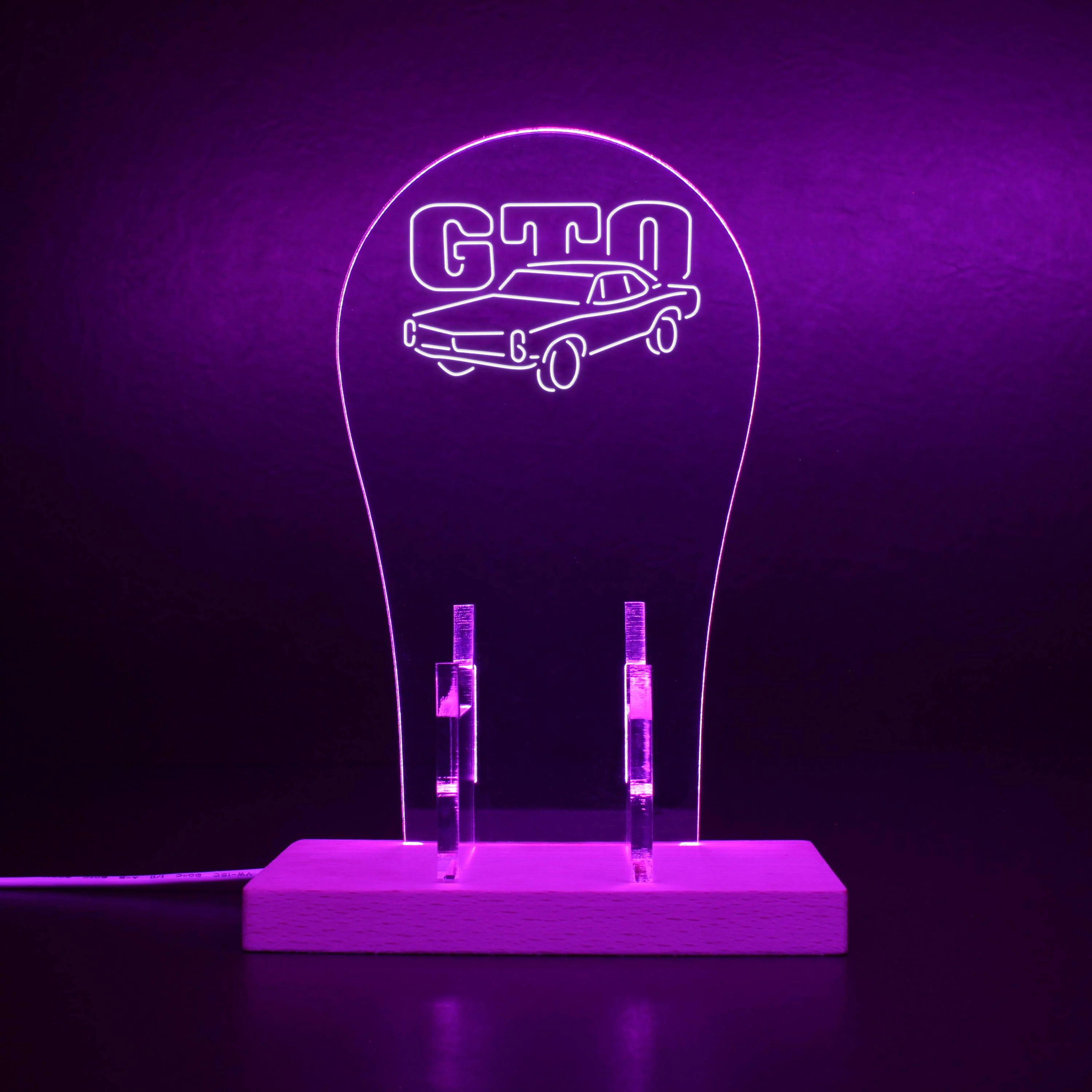 GM American Auto Pontiac GTO LED Gaming Headset Controller Stand - Image 5