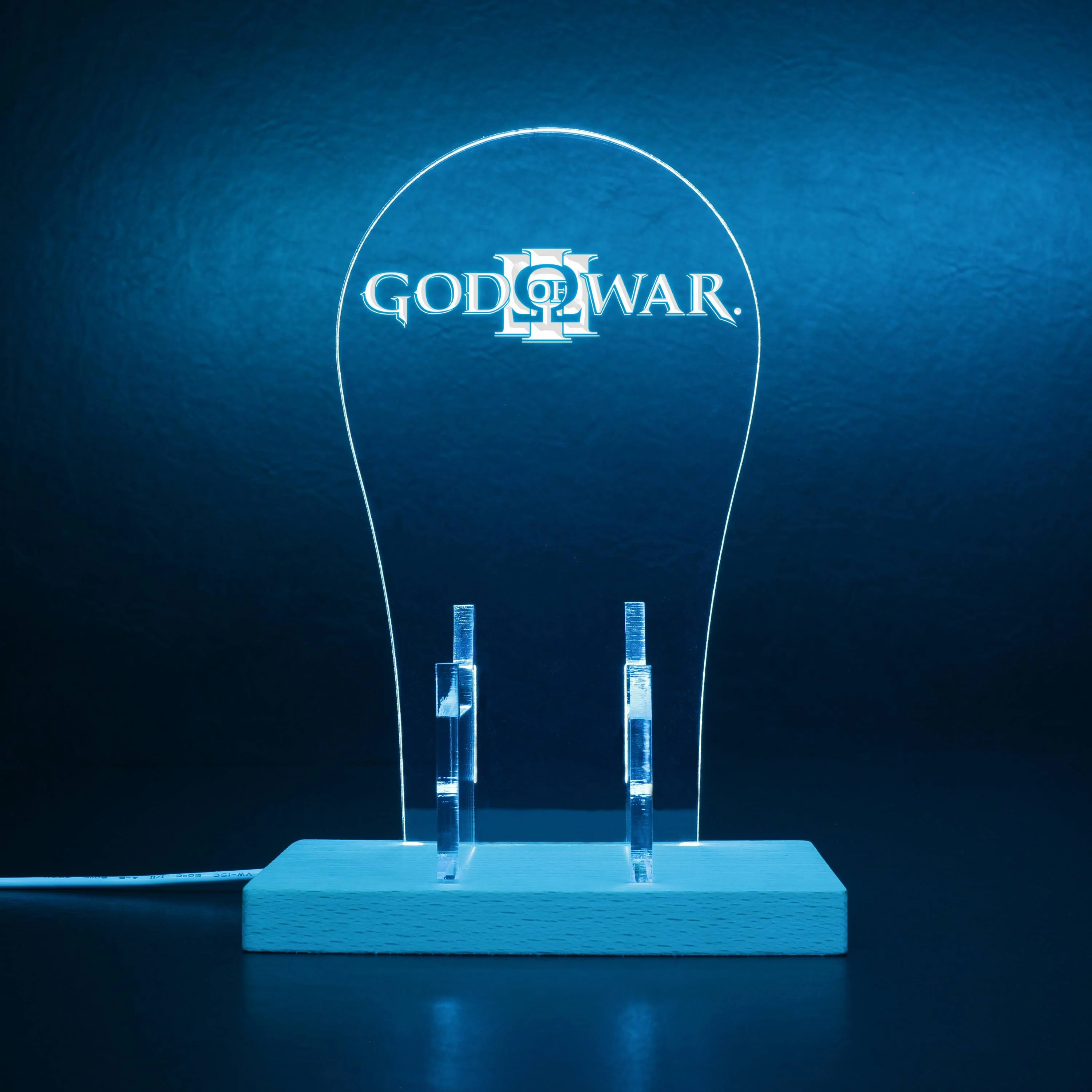 God Of War 3 RGB LED Gaming Headset Controller Stand - Image 3