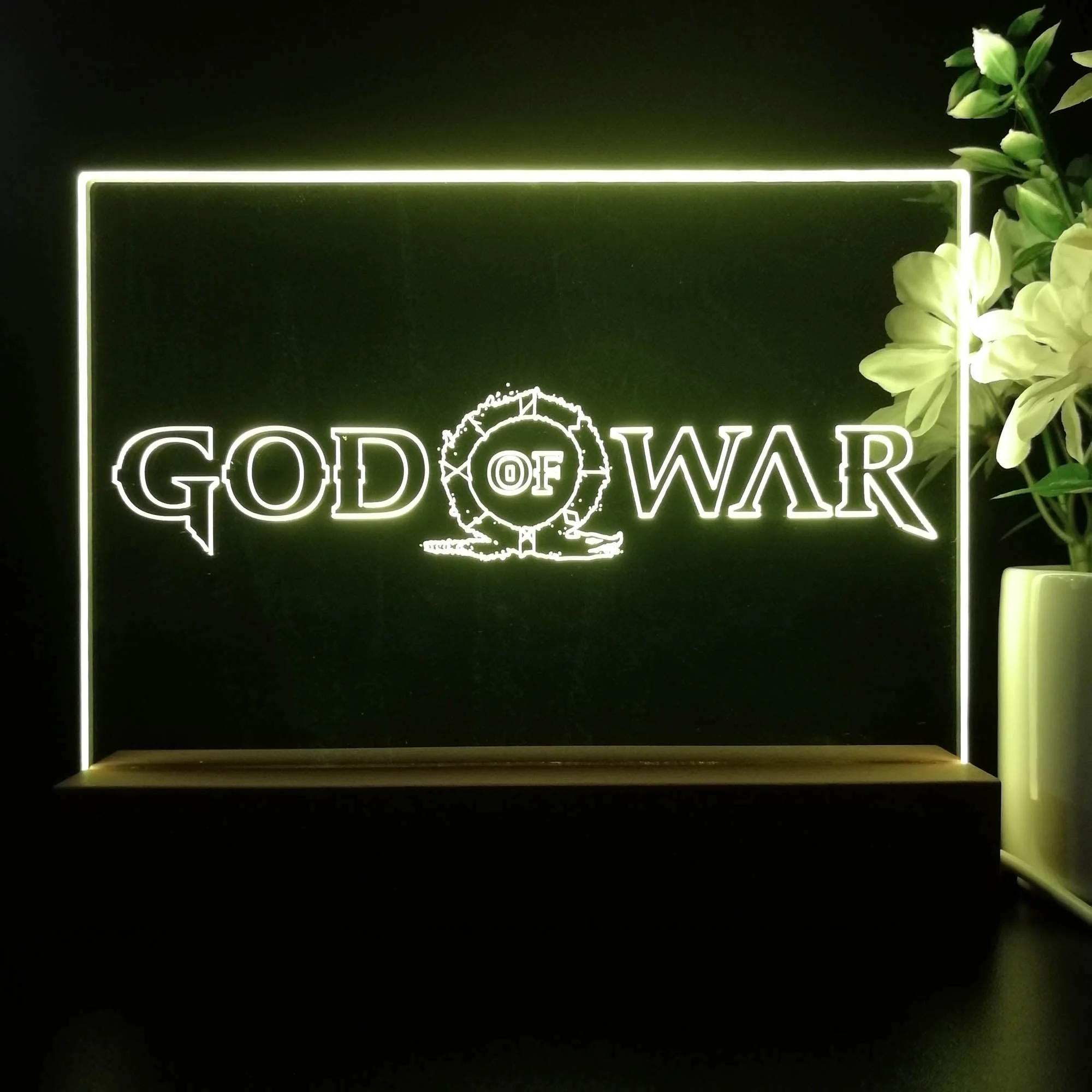 God of War Neon Sign Game Room Lamp