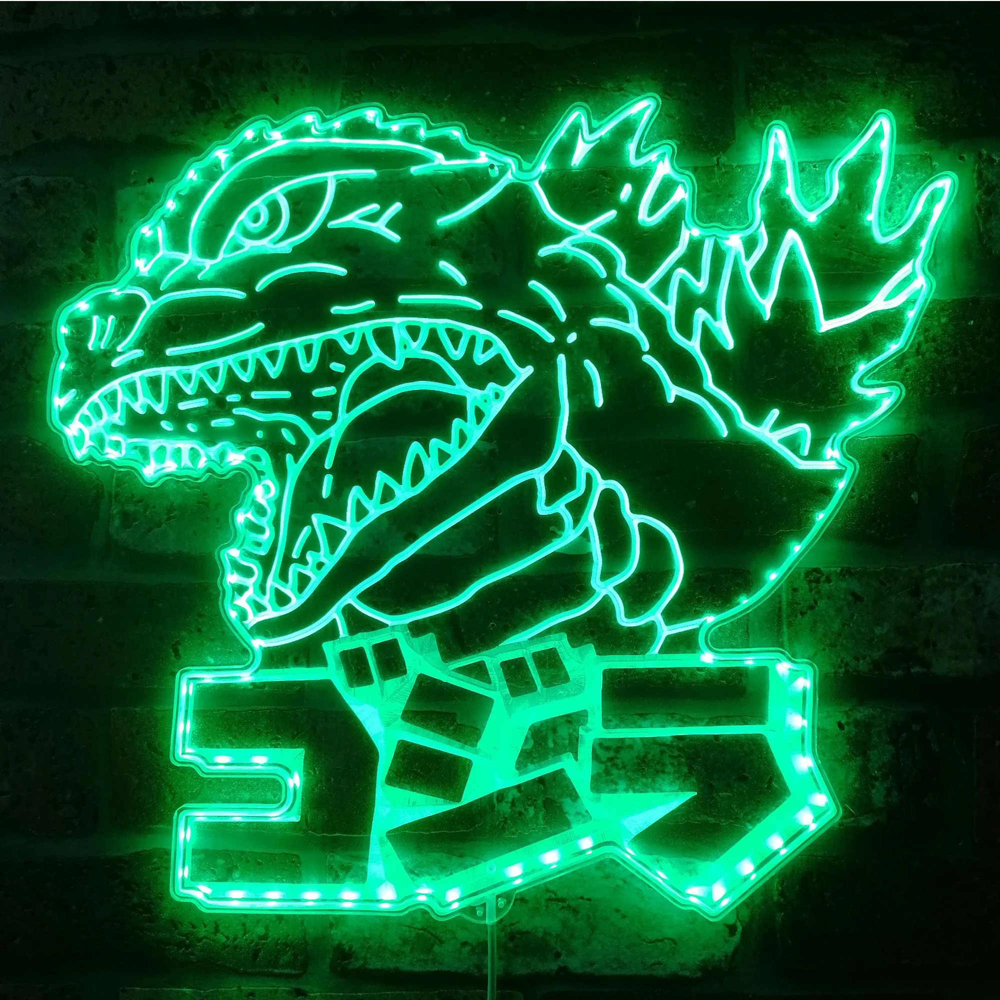 Godzilla Neon Neon LED Sign with Dynamic RGB Colors - Image 8