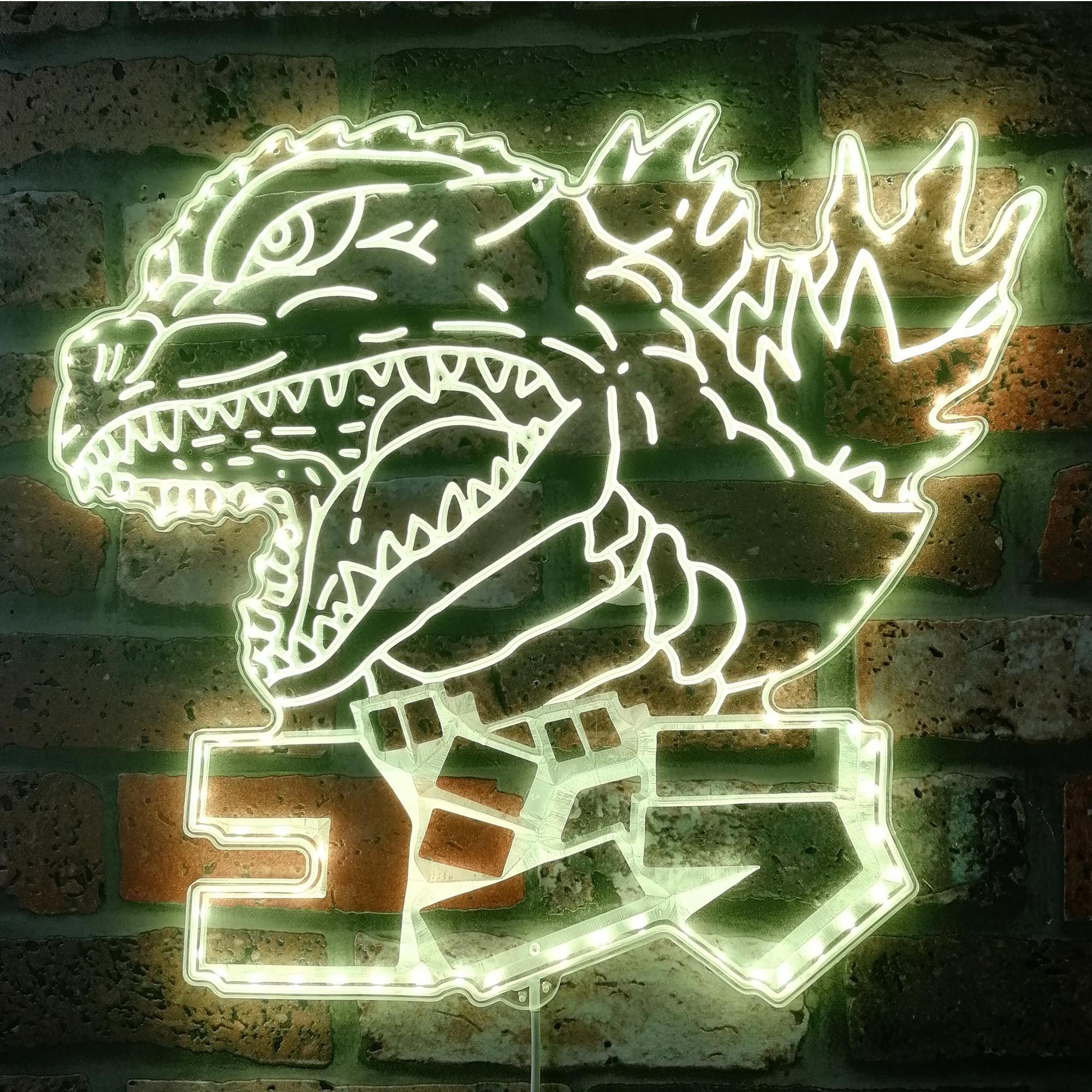 Godzilla Neon Neon LED Sign with Dynamic RGB Colors - Image 9