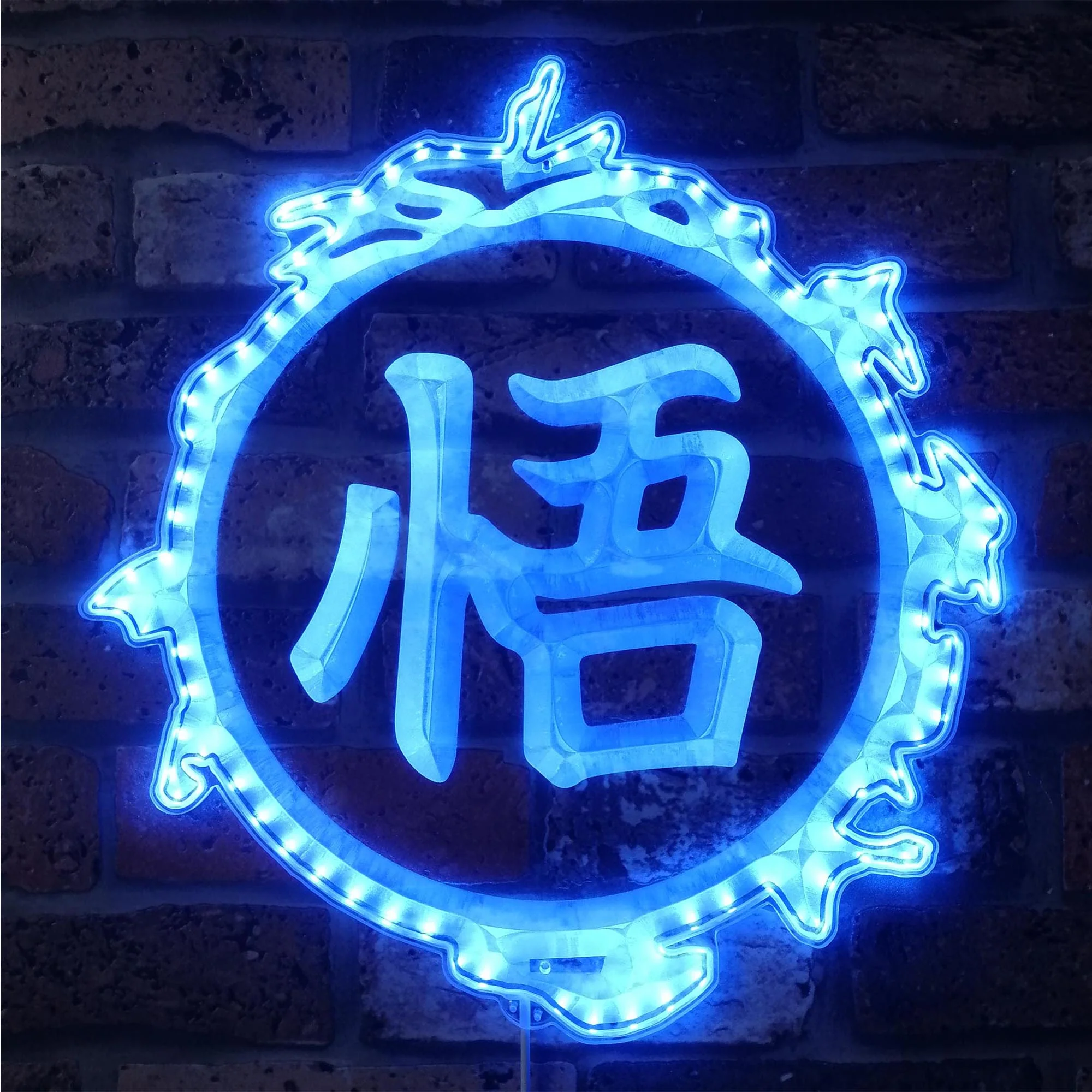 Dragonball Goku Japanese Anime Neon LED Sign with Dynamic RGB Colors - Image 4