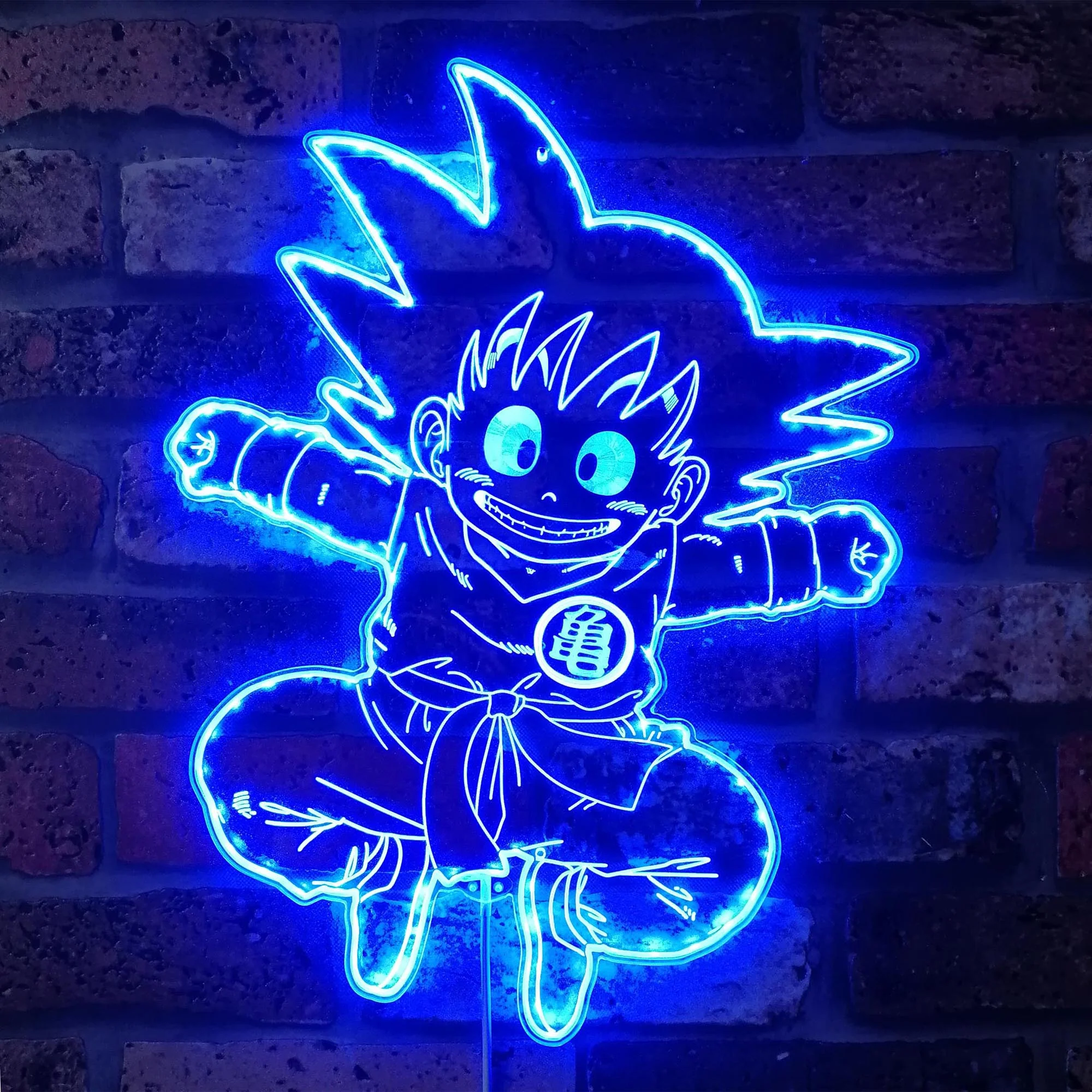 Dragonball Goku Japanese Anime Neon LED Sign with Dynamic RGB Colors - Image 4