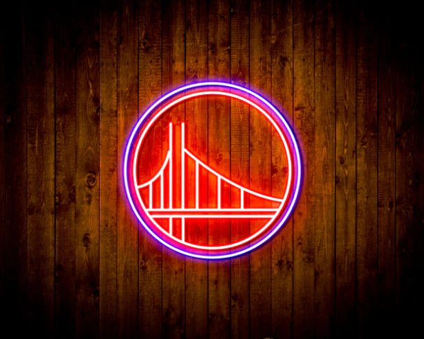 Golden State Warriors Handmade Neon Flex LED Sign - Image 5
