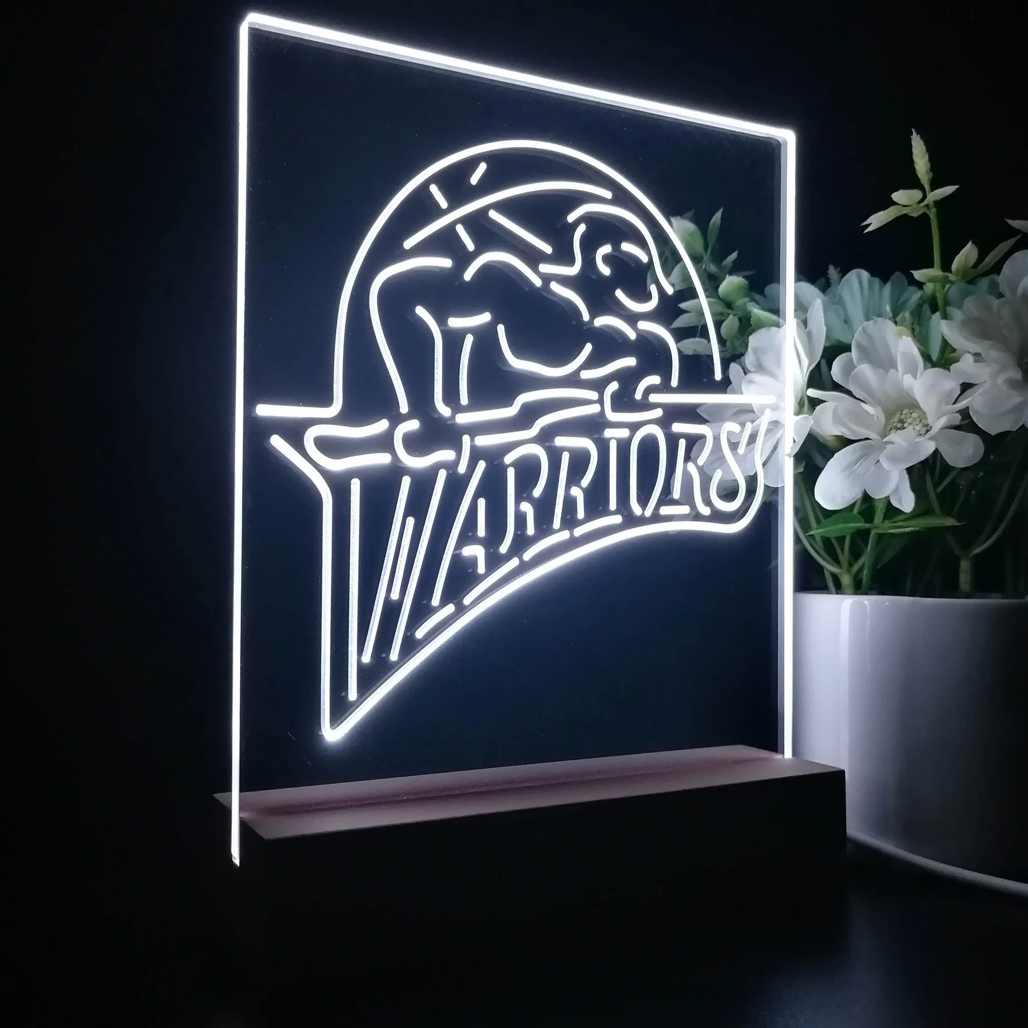 Golden State Warriors 2022 Neon Sign Table Top Lamp - Image 5