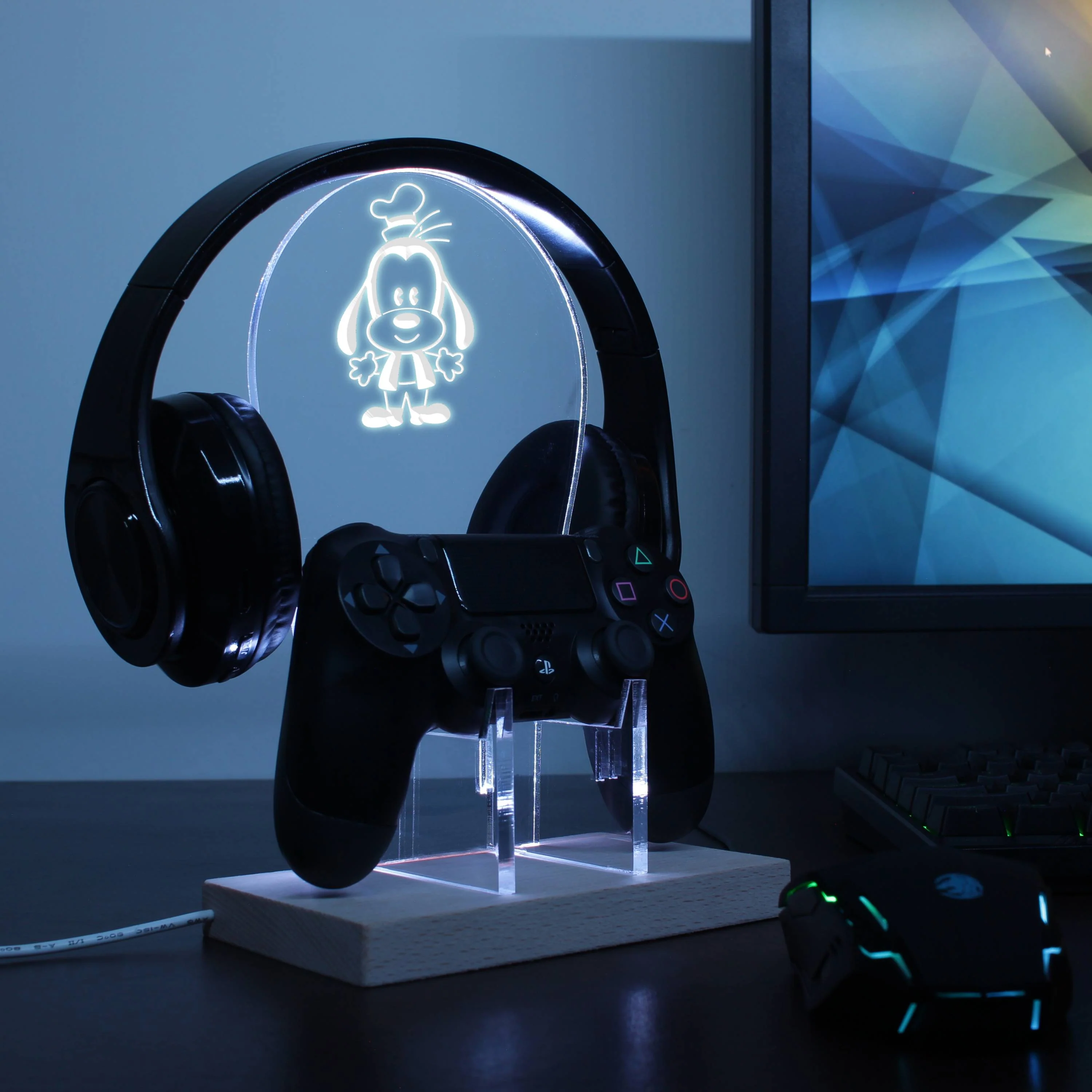 Goofy LED Gaming Headset Controller Stand - Image 4