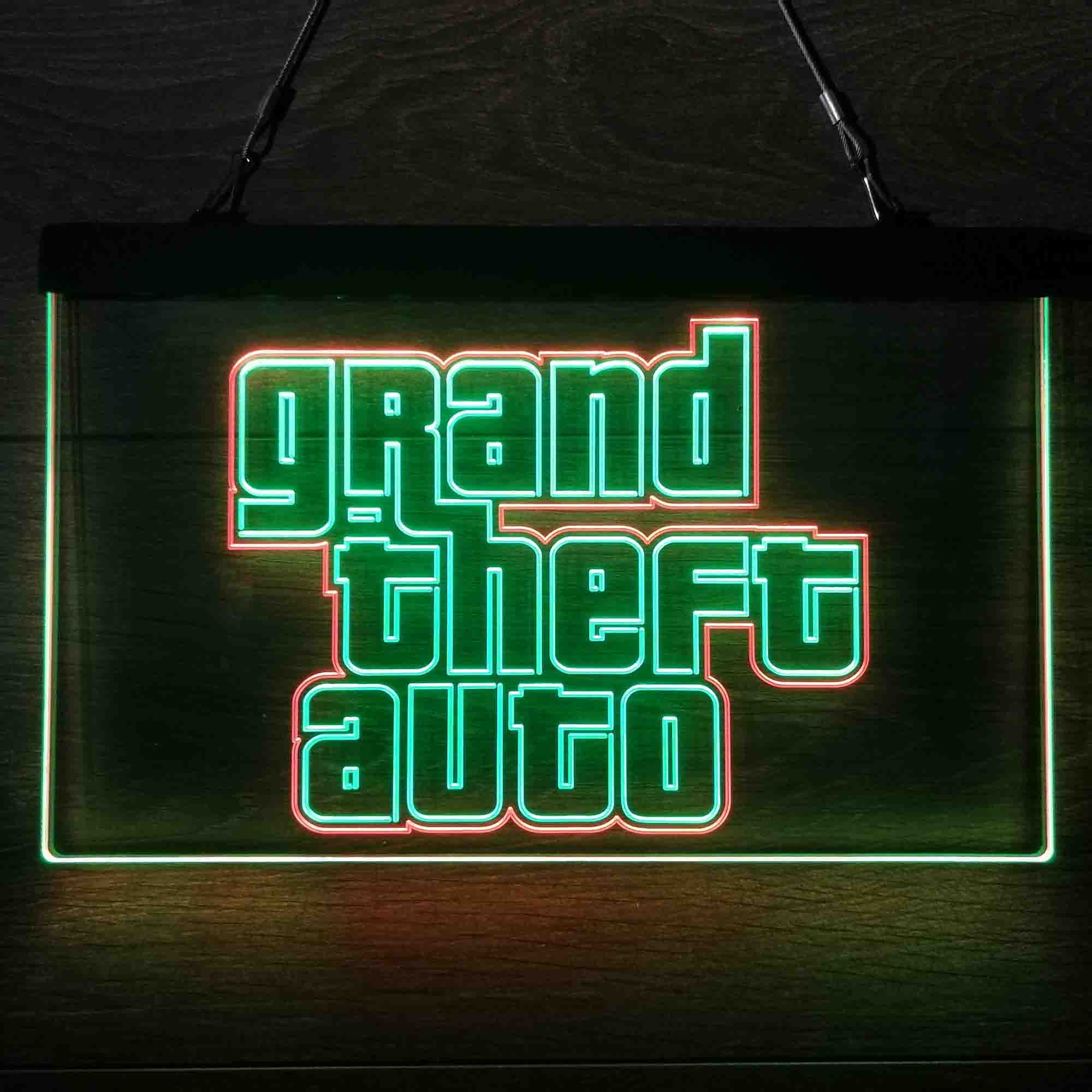 Grand Theft Auto Game Room Neon-Like LED Sign - Image 10