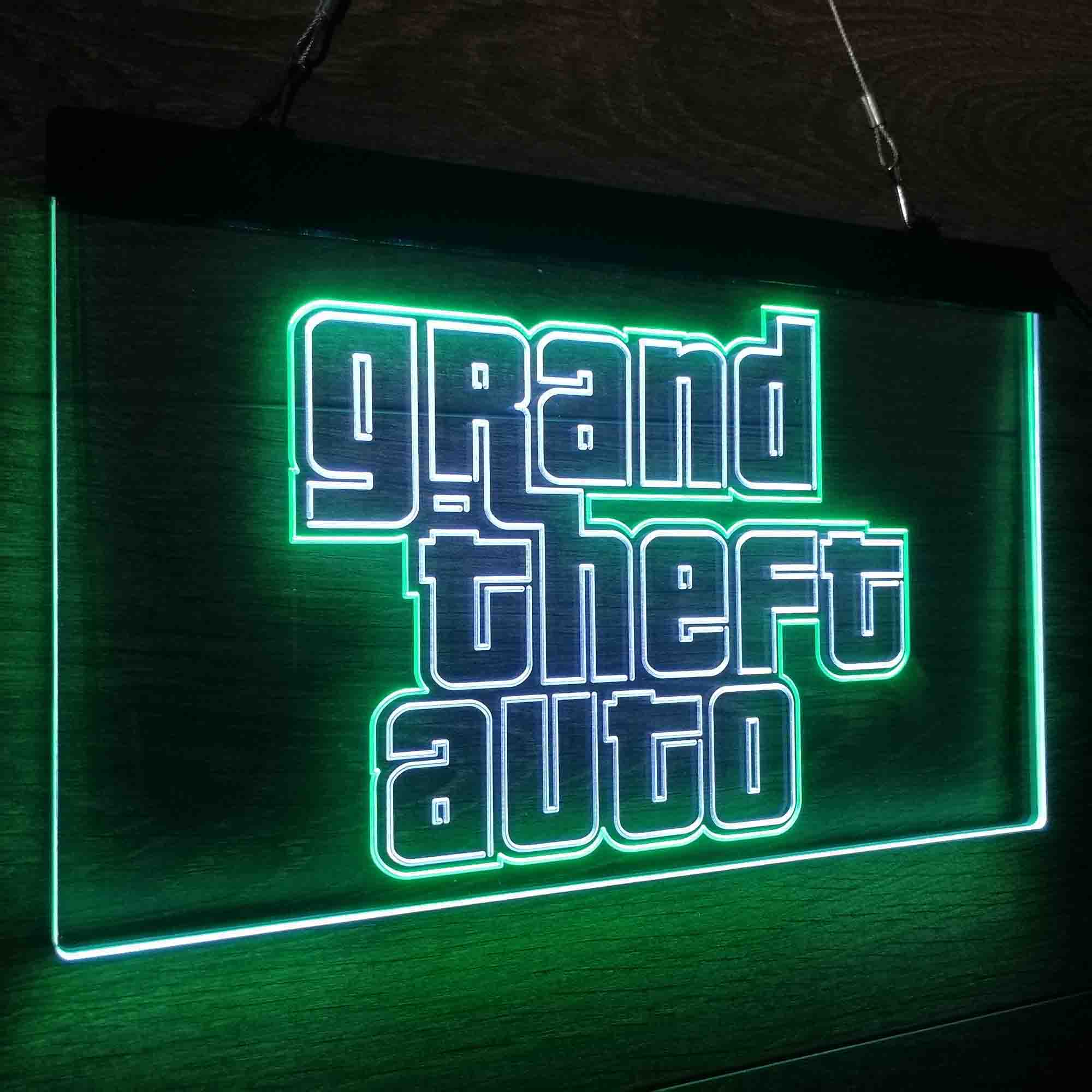Grand Theft Auto Game Room Neon-Like LED Sign - Image 17