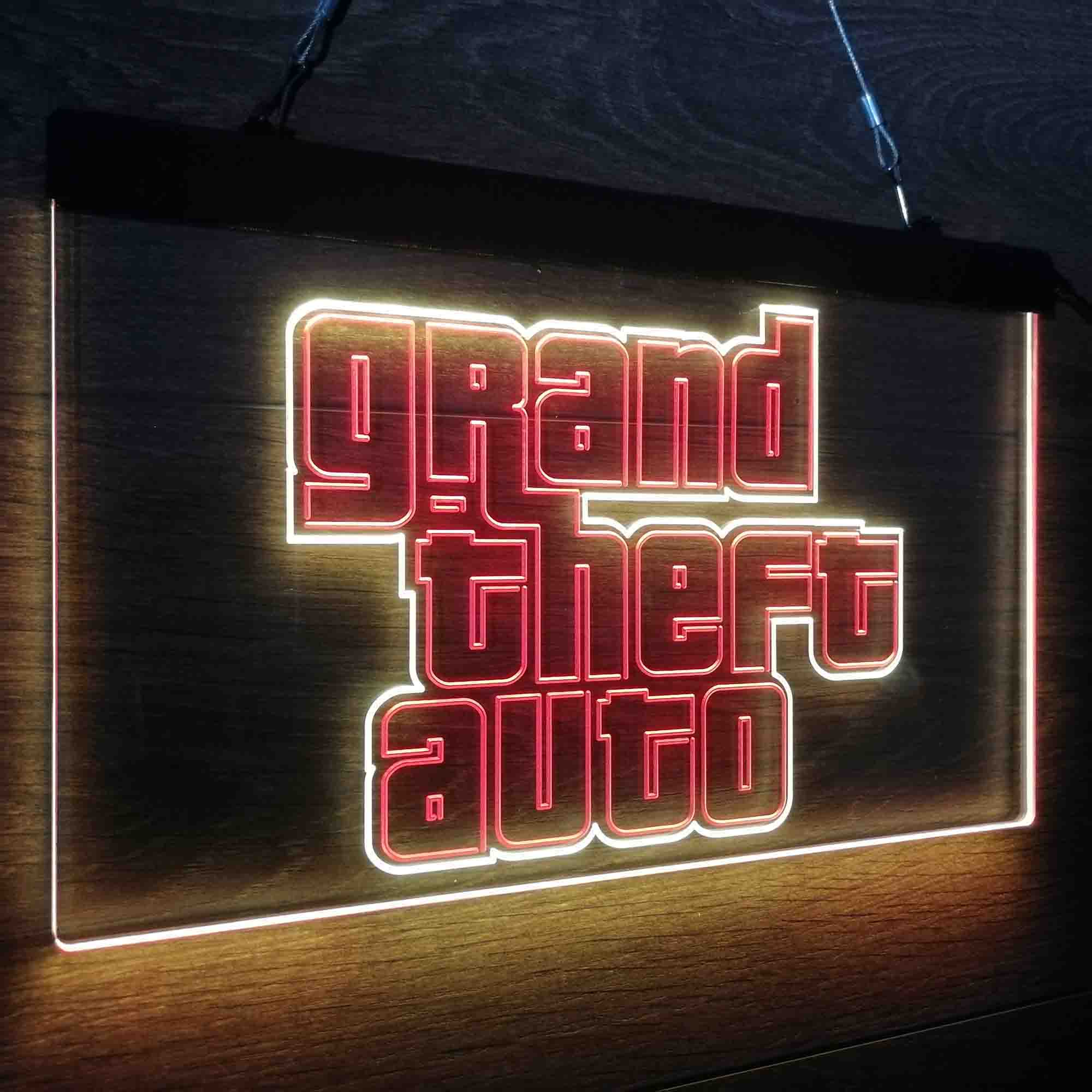 Grand Theft Auto Game Room Neon-Like LED Sign - Image 24