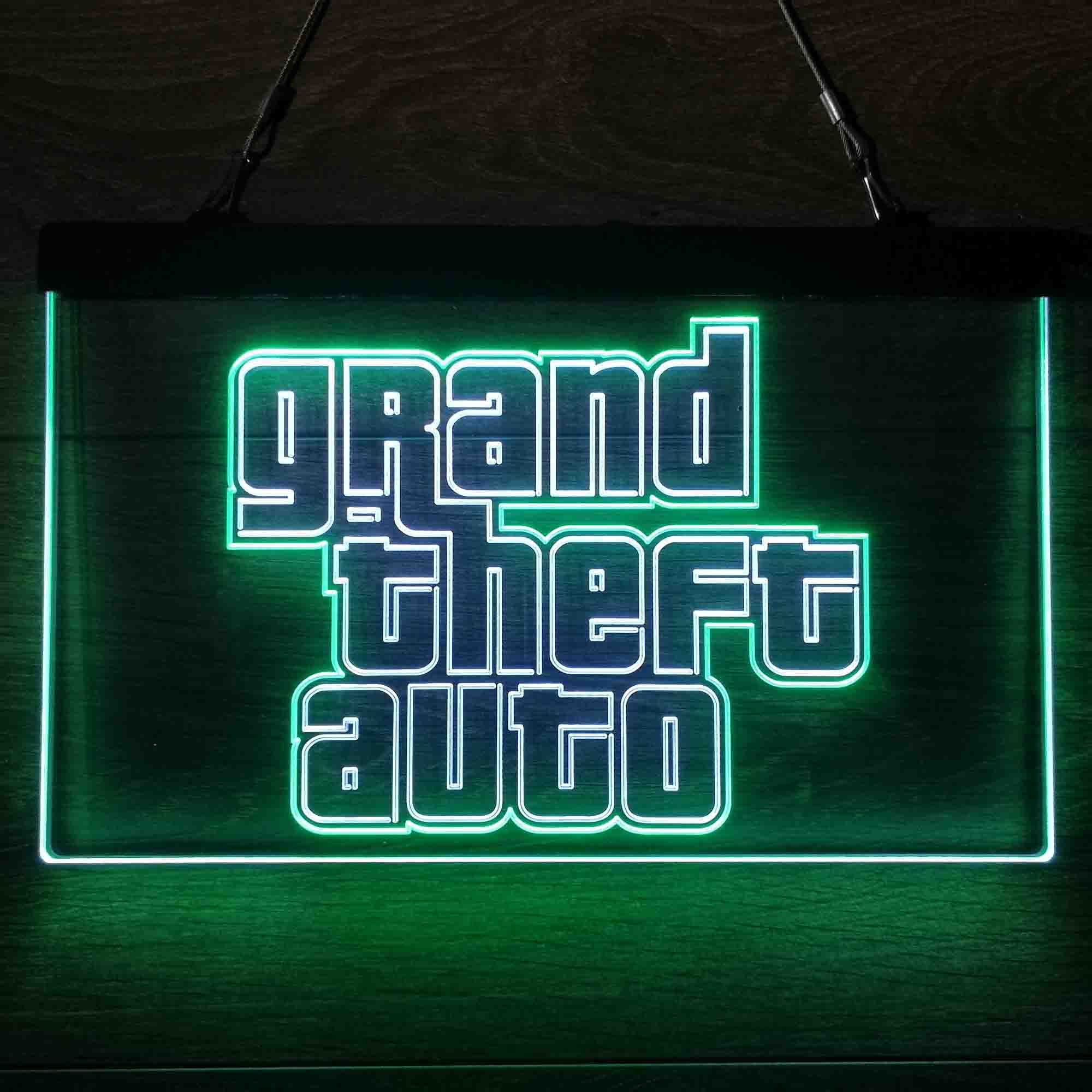 Grand Theft Auto Game Room Neon-Like LED Sign - Image 4