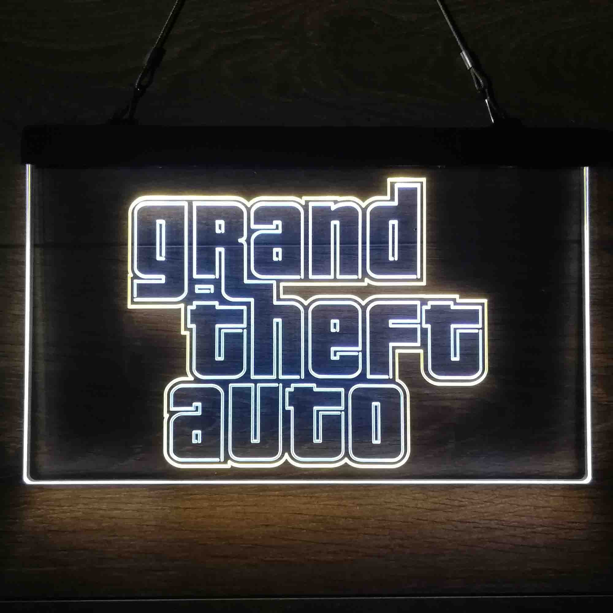 Grand Theft Auto Game Room Neon-Like LED Sign - Image 7