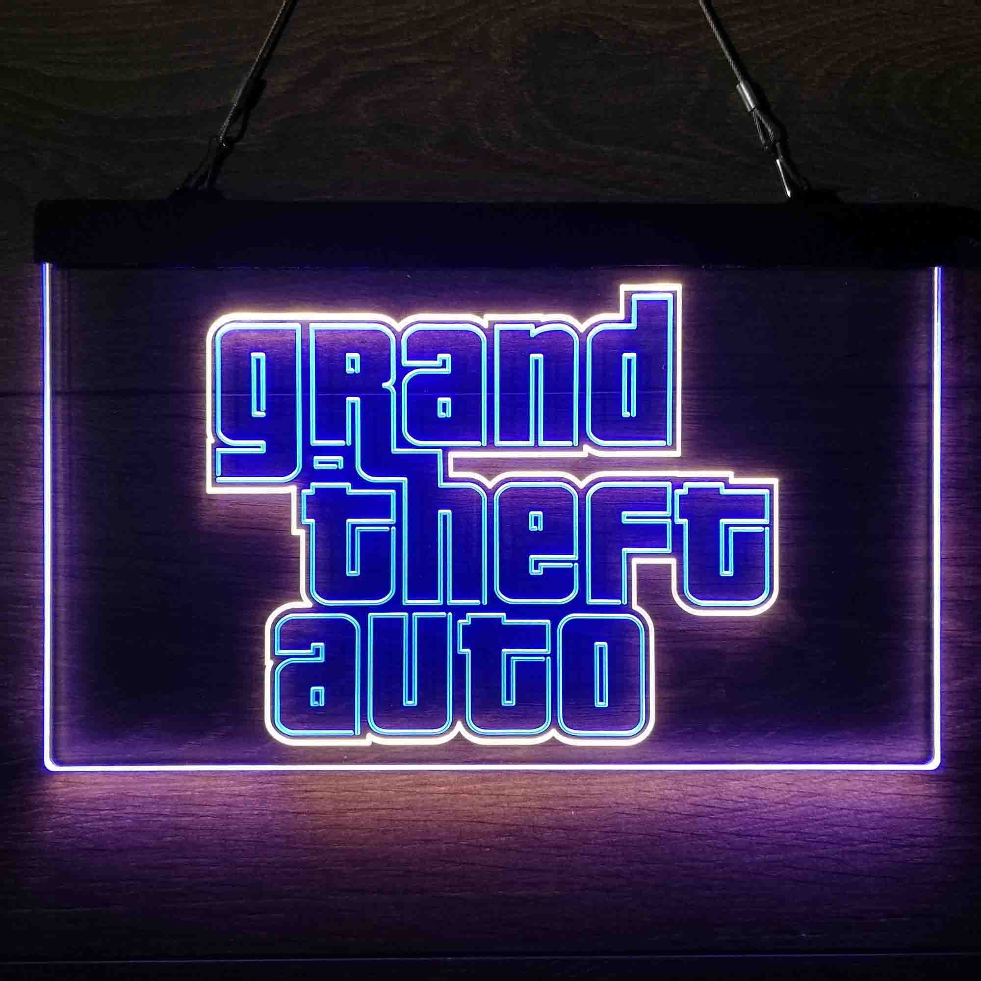 Grand Theft Auto Game Room Neon-Like LED Sign - Image 9