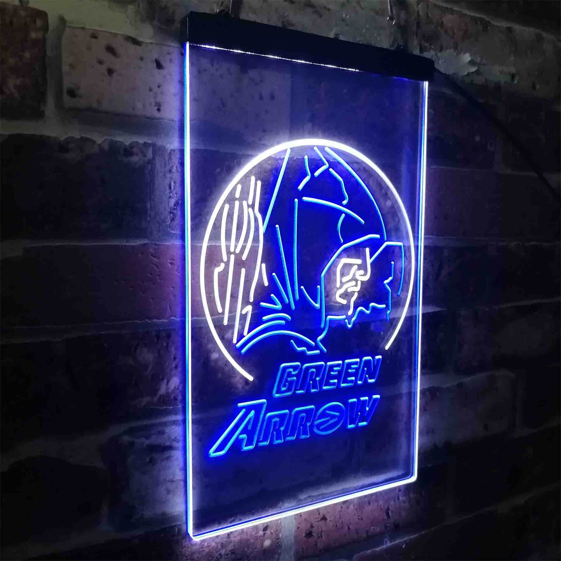 Green Arrow DC Super Hero Neon-Like LED Signo - Image 19
