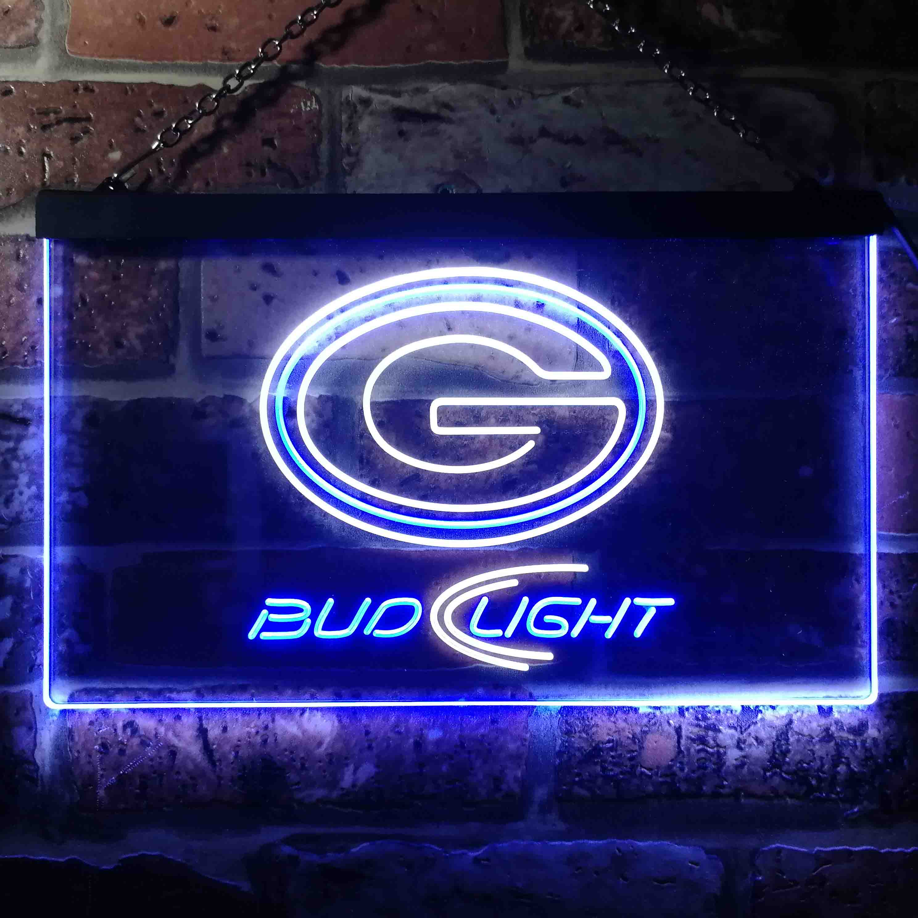 Green Bay Packers Bud Light Neon-Like LED Sign - Image 10