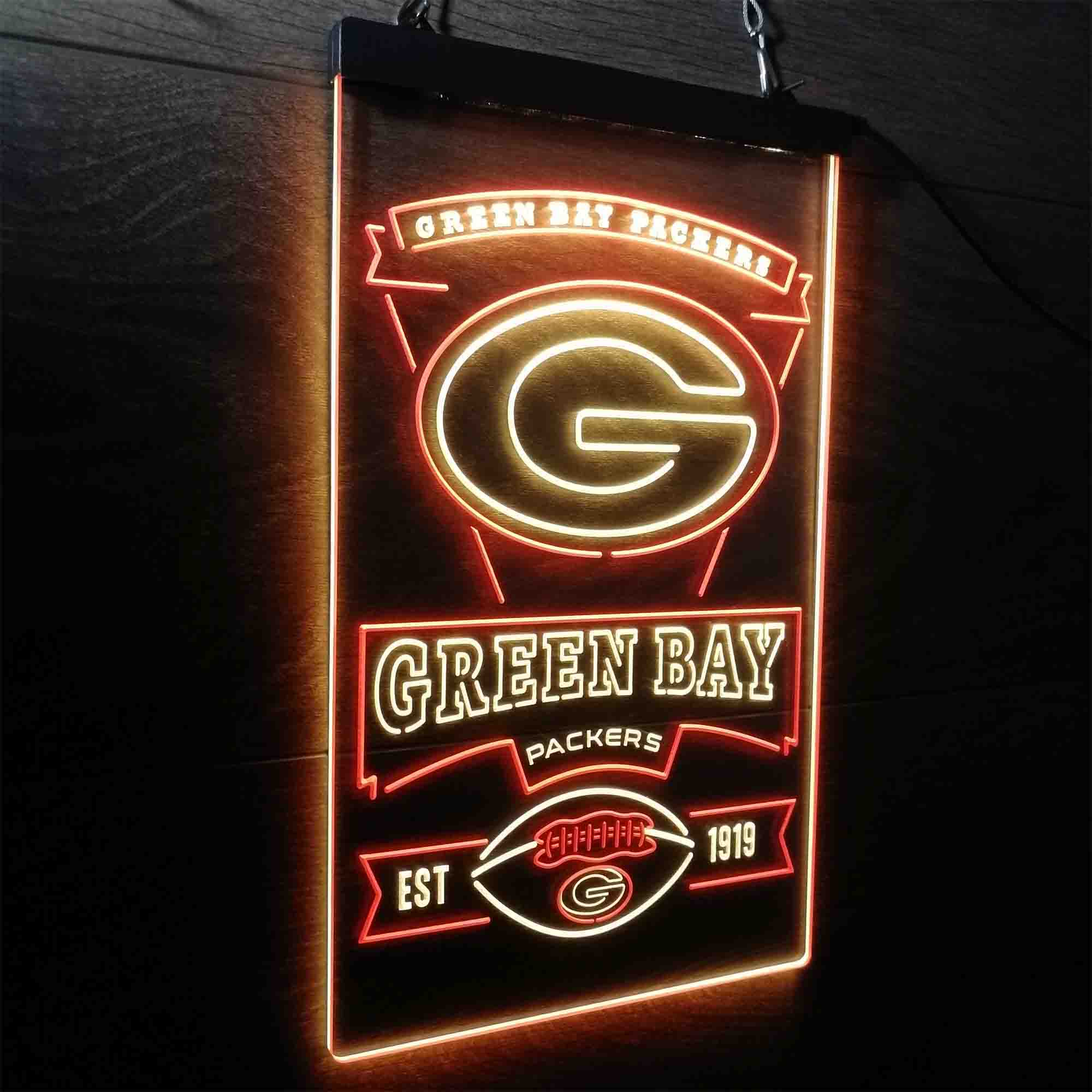 Green Bay Packers Memorabilia Neon LED Sign - Limited Edition - Image 19