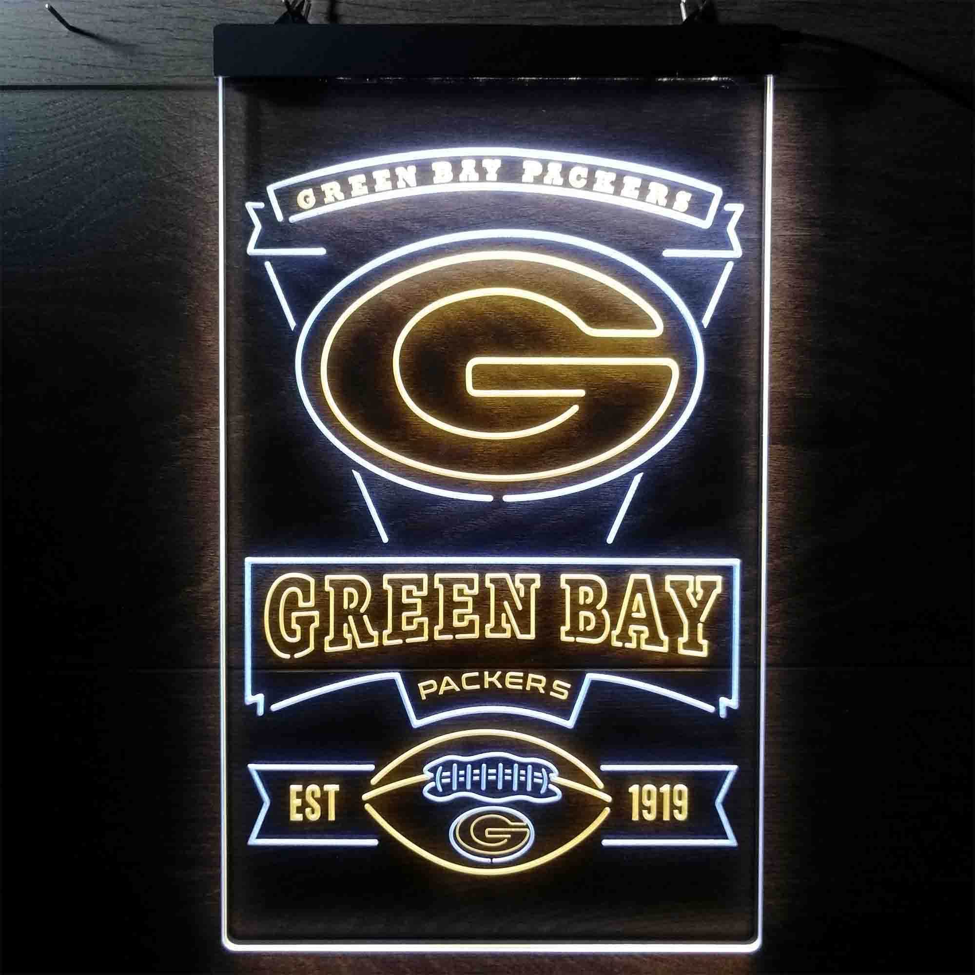 Green Bay Packers Memorabilia Neon LED Sign - Limited Edition - Image 2