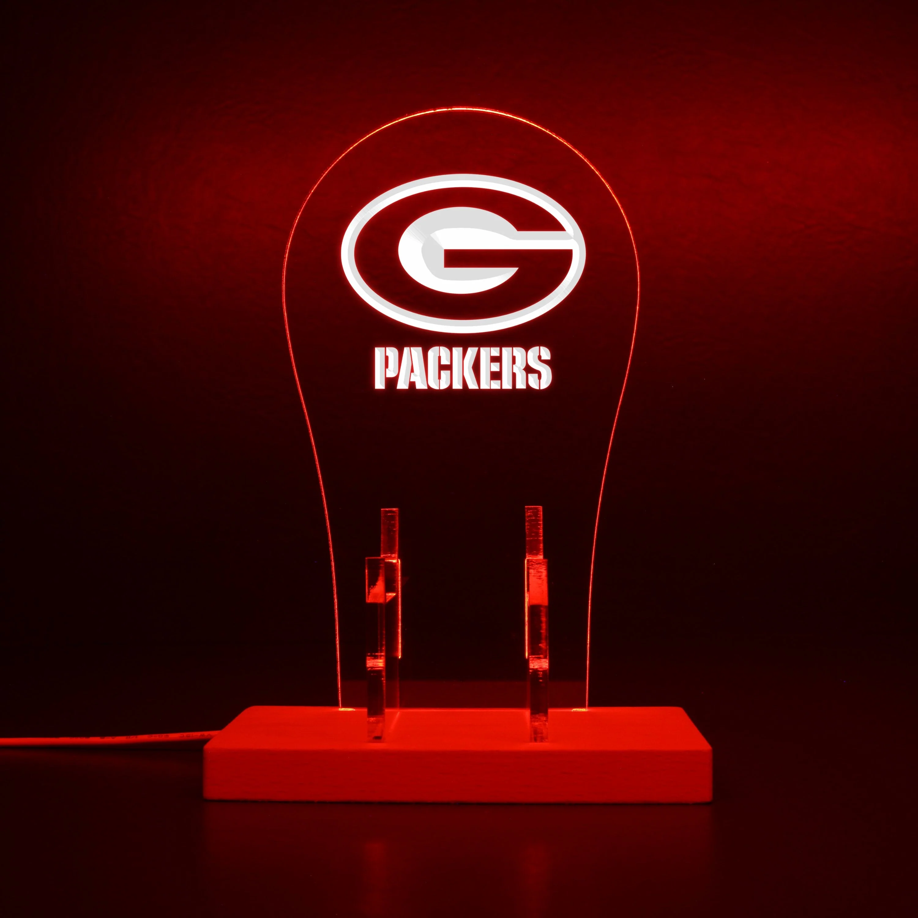 Green Bay Packers LED Gaming Headset Controller Stand - Image 7