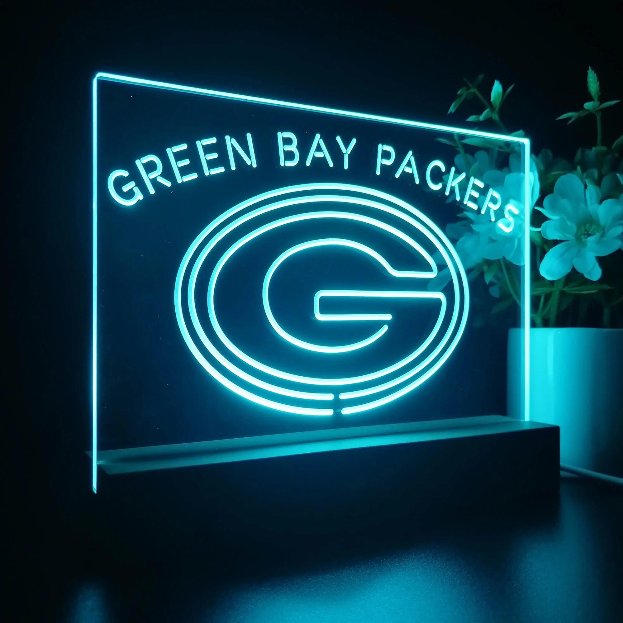 Green Bay Packers Neon Sign Pub Bar Lamp - Image 5