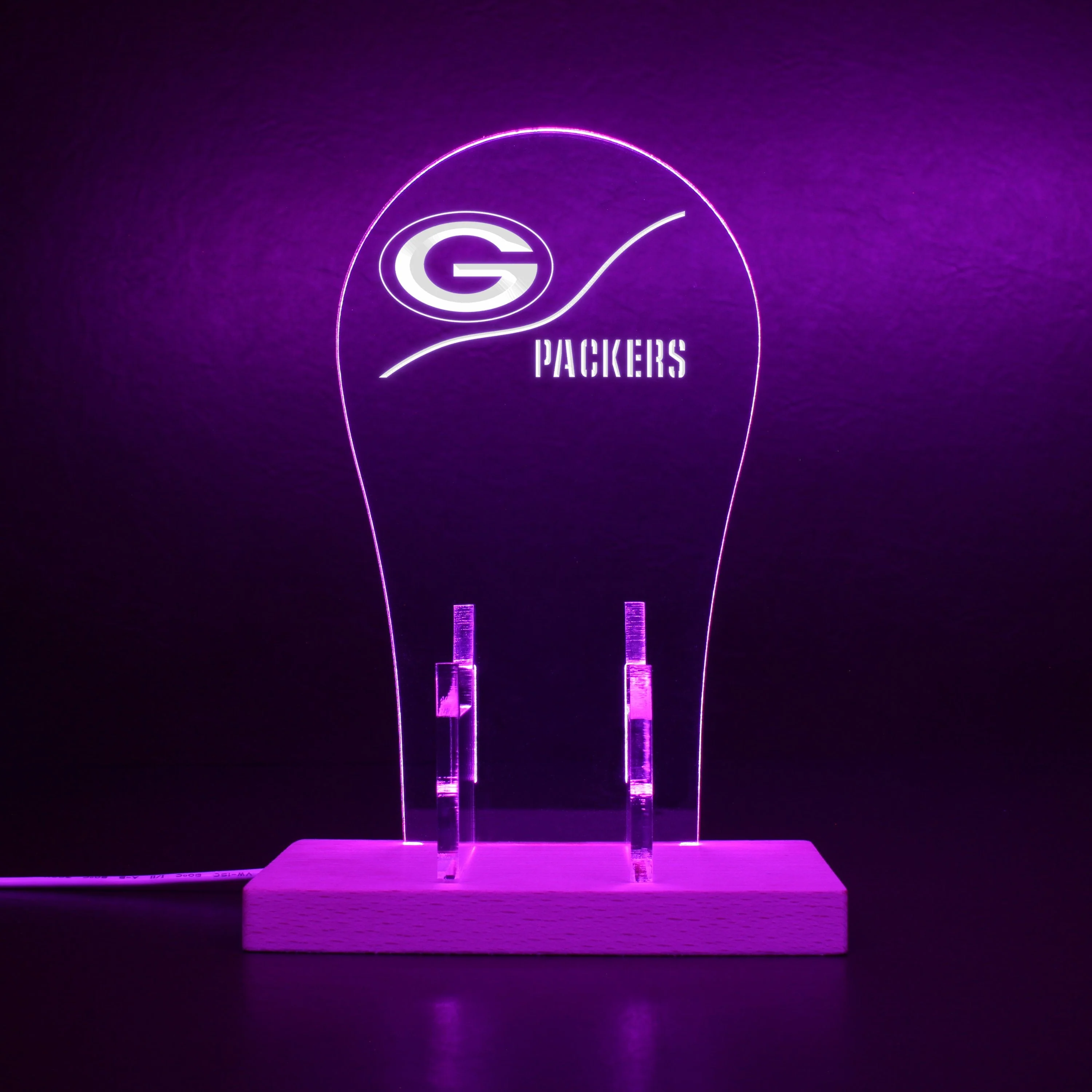 Green Bay Packers NFL LED Gaming Headset Controller Stand - Image 7
