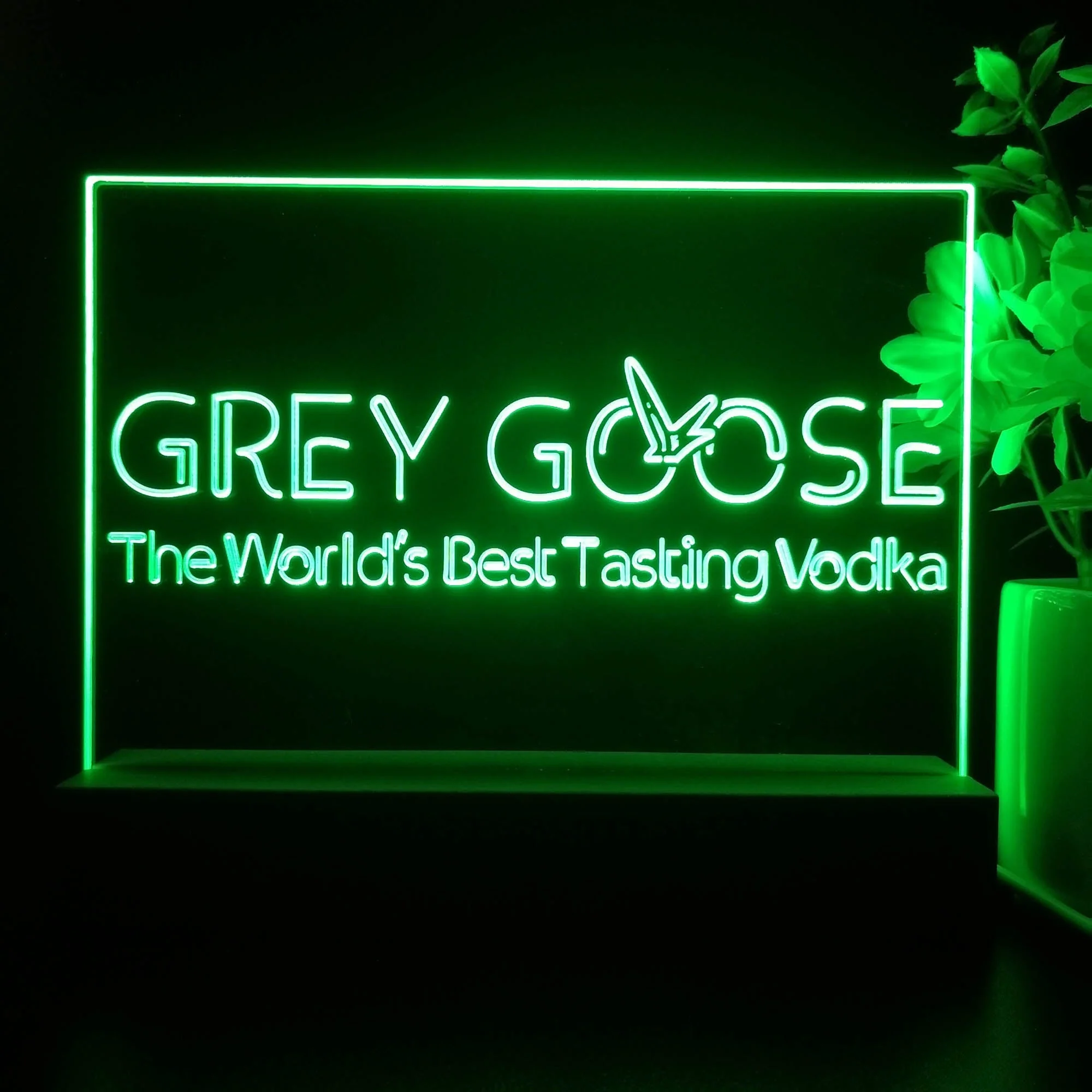 Grey Goose Neon Sign Pub Bar Lamp - Image 2