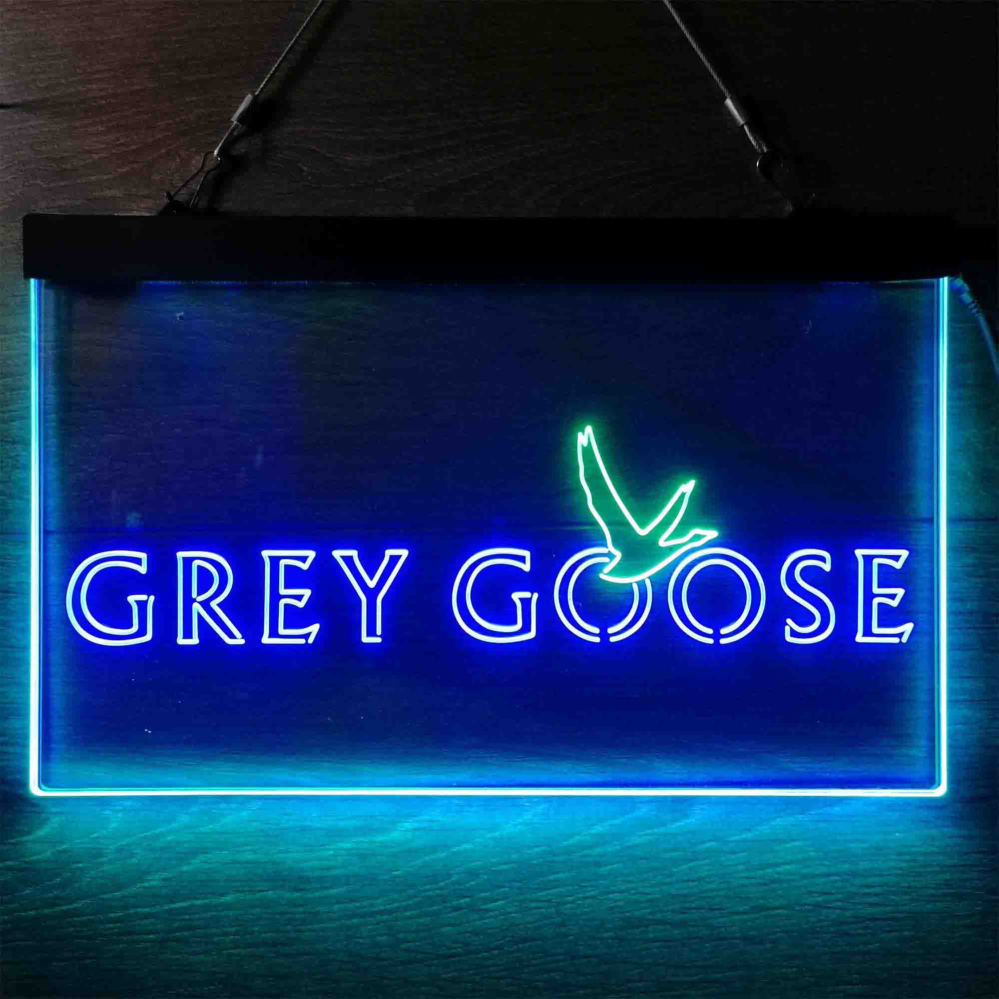 Grey Goose Simple Logo Home Bar Neon Light LED Sign - Image 10