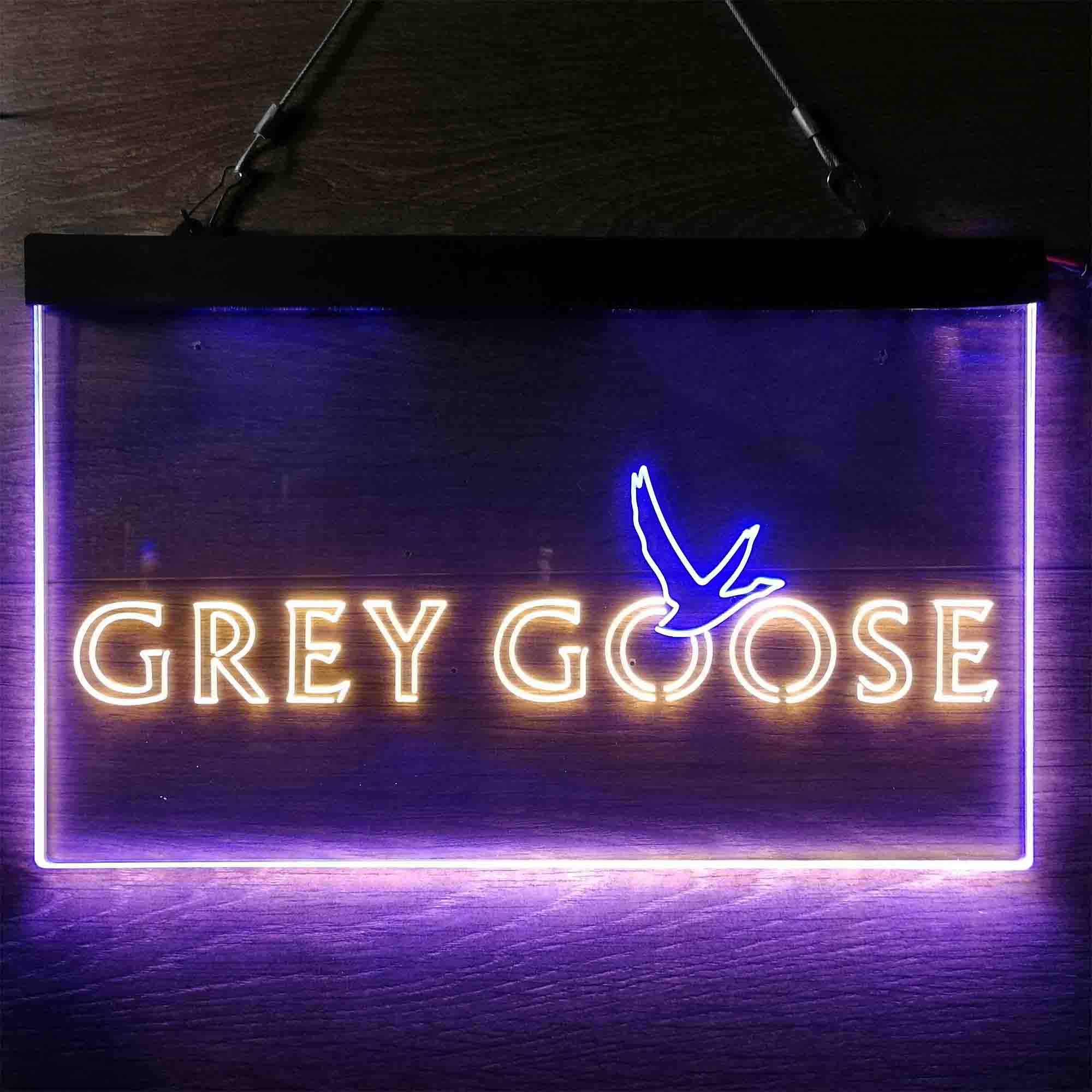 Grey Goose Simple Logo Home Bar Neon Light LED Sign - Image 3