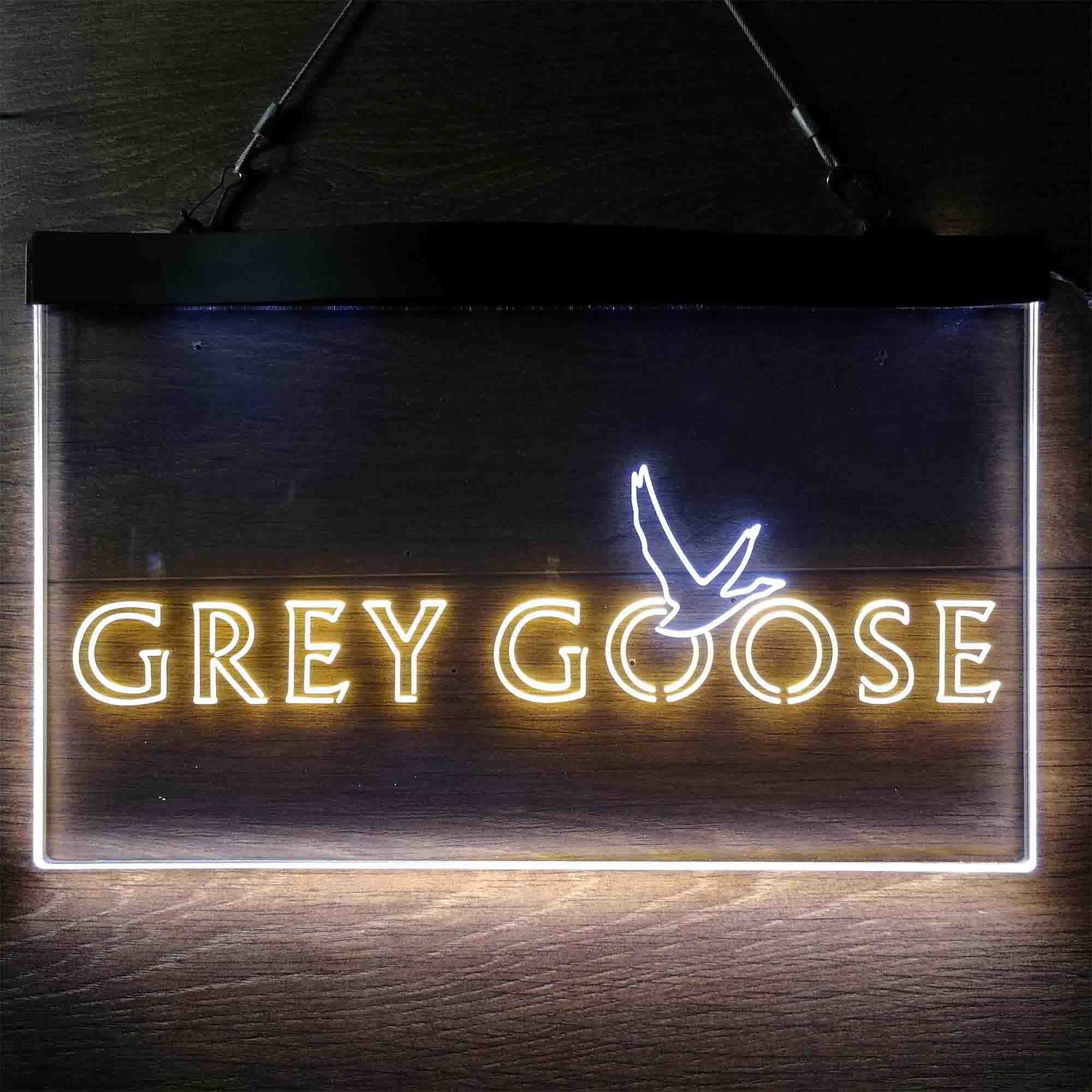 Grey Goose Simple Logo Home Bar Neon Light LED Sign - Image 8