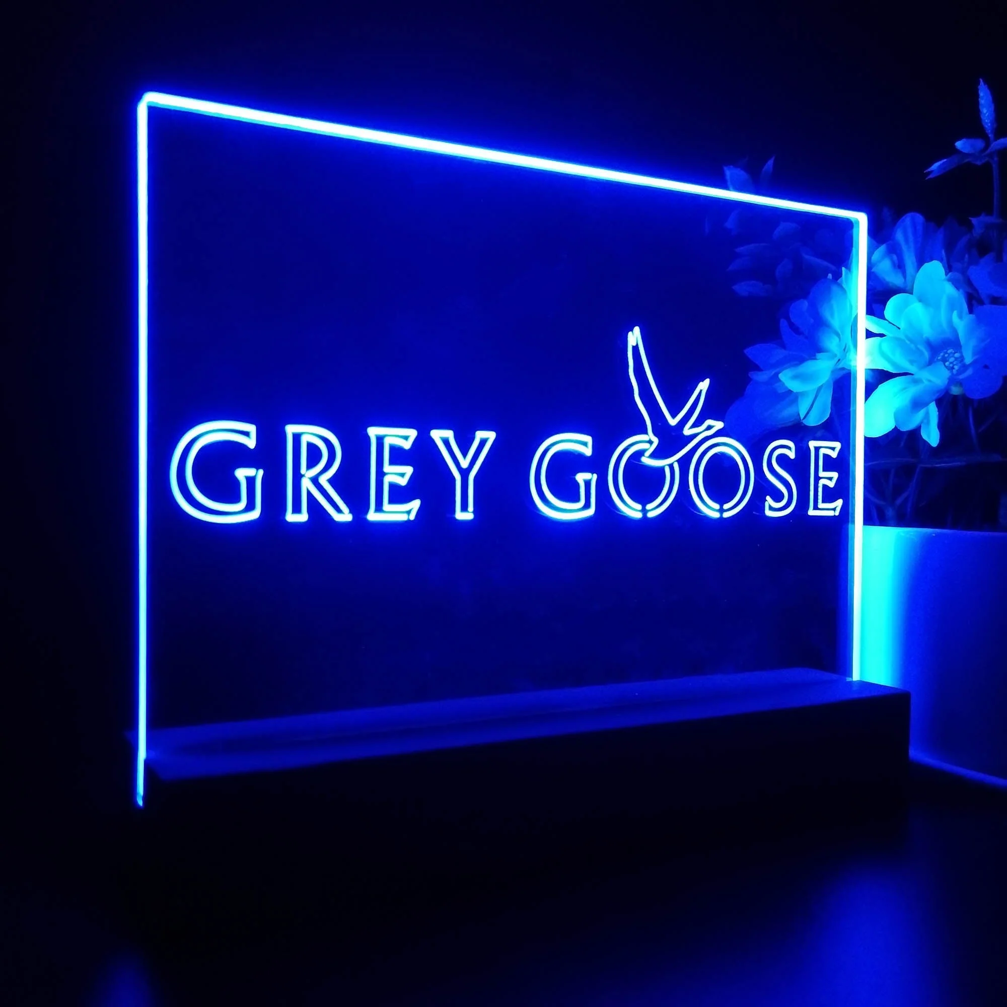 Grey Goose Simple Logo Neon Sign Pub Bar Decor Lamp - Image 6