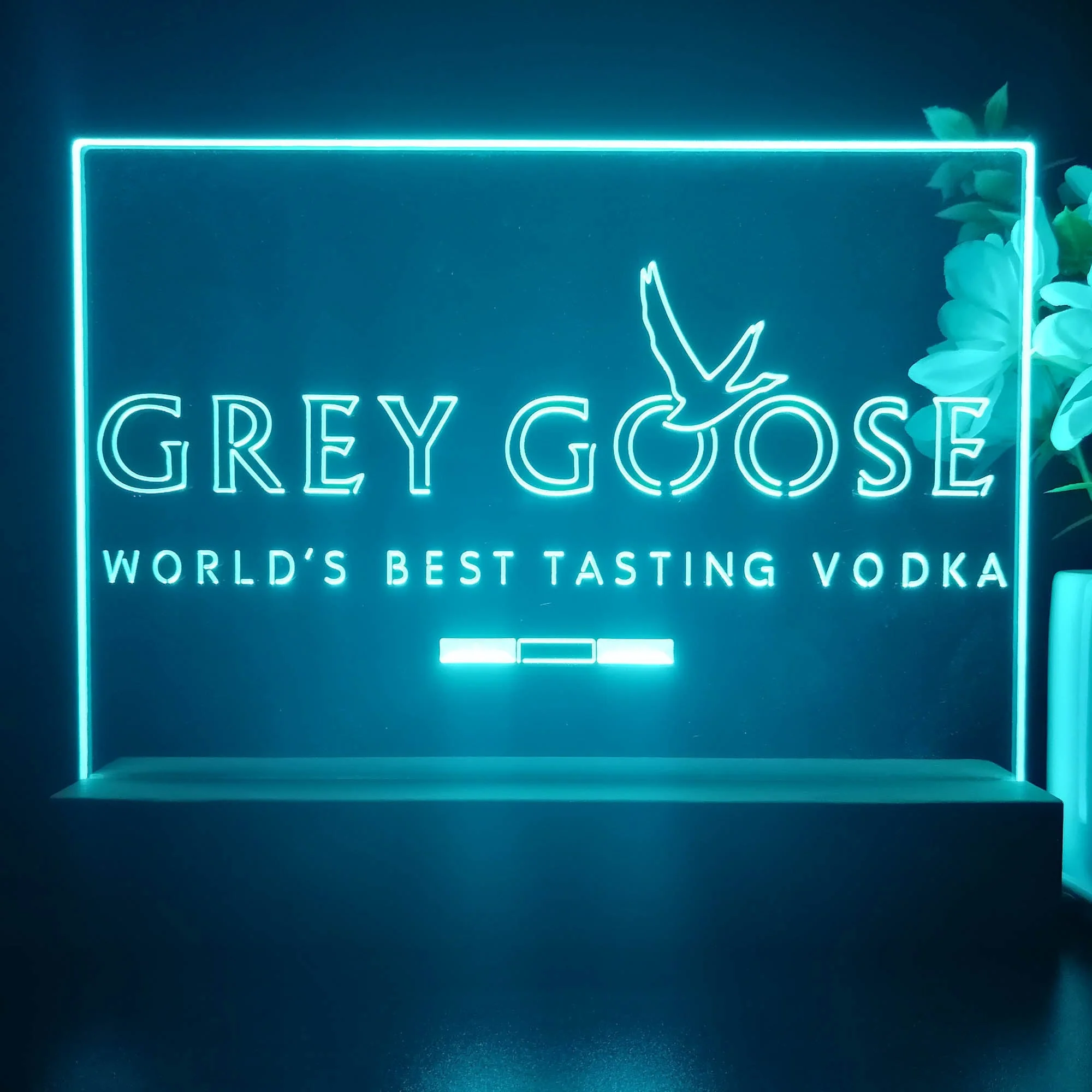 Grey Goose World's Best Vodka Neon Sign Pub Bar Decor Lamp - Image 2