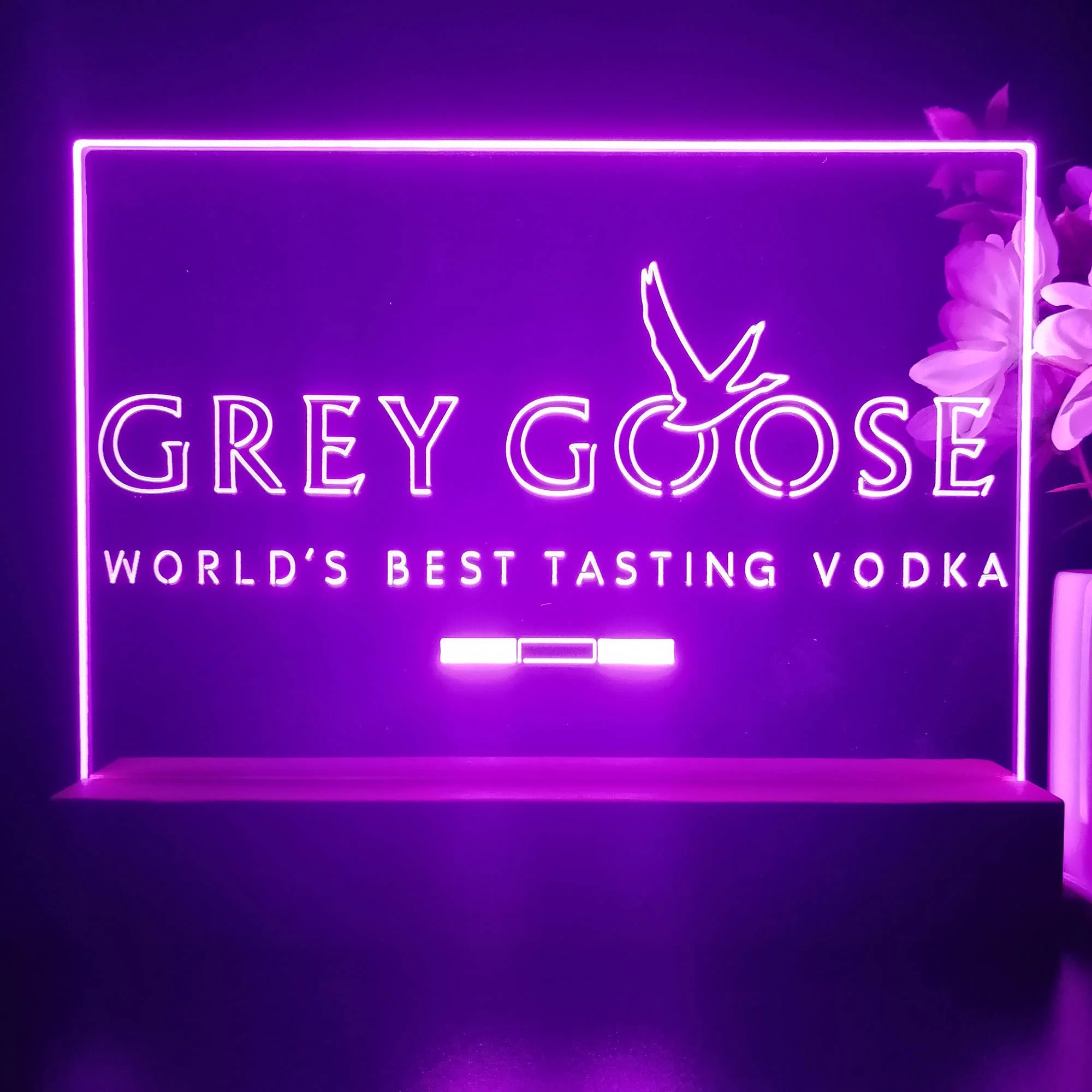 Grey Goose World's Best Vodka Neon Sign Pub Bar Decor Lamp - Image 4